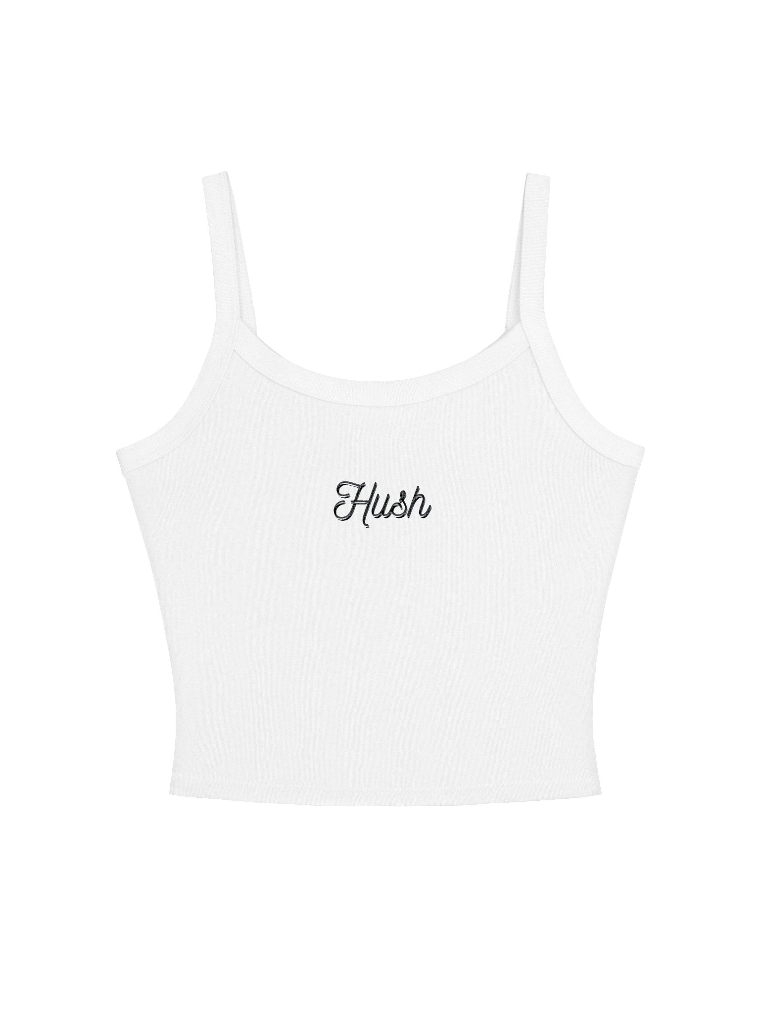 HUSH Black Script Tank Top product image (1)