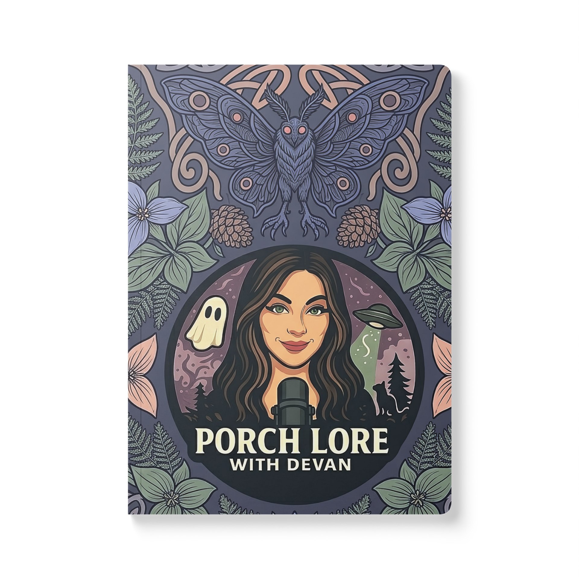 PORCH LORE DEVAN PERIWINKLE MOTH SOFTCOVER JOURNAL product image (1)