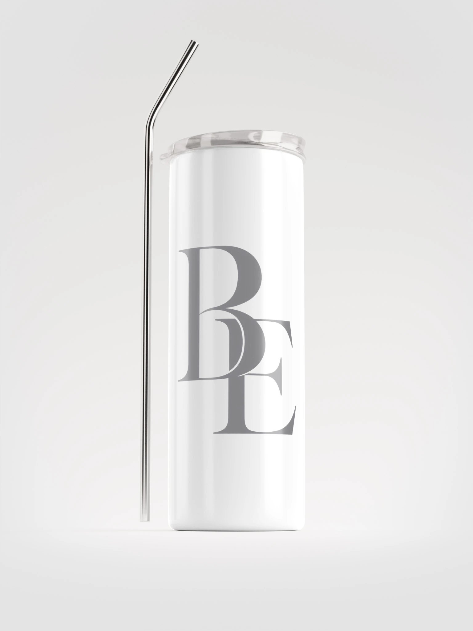 BALANCE ELEVATED Silver BE Monogram Tumbler product image (1)
