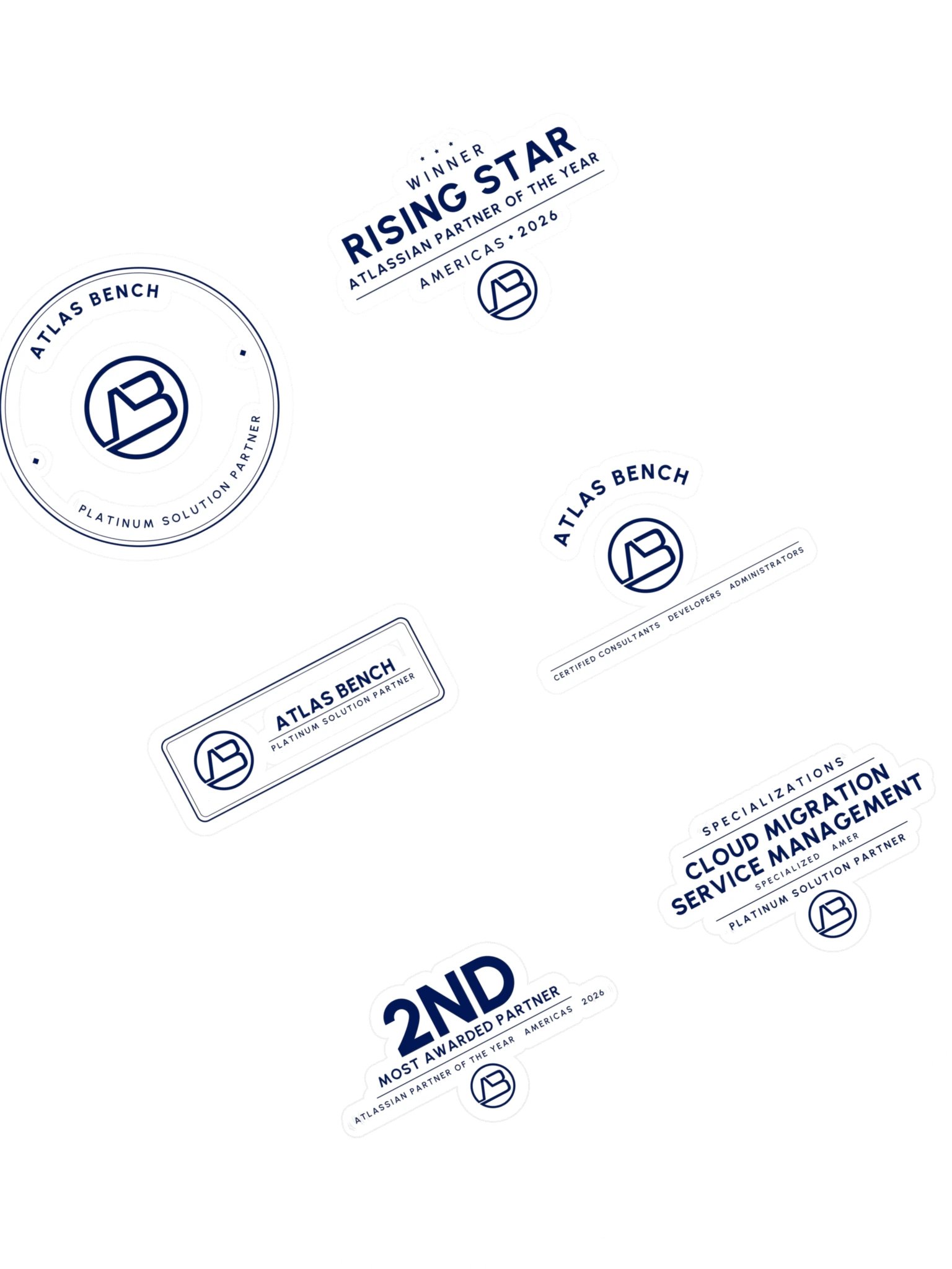 Atlas Bench Sticker Sheet product image (1)