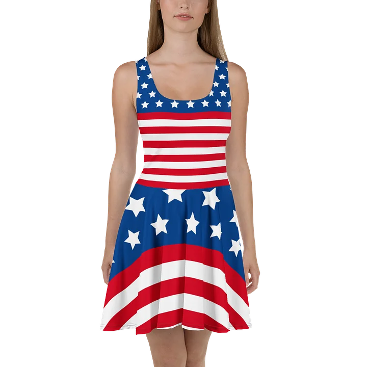 Stars & Stripes All-Over Skater Dress product image (2)