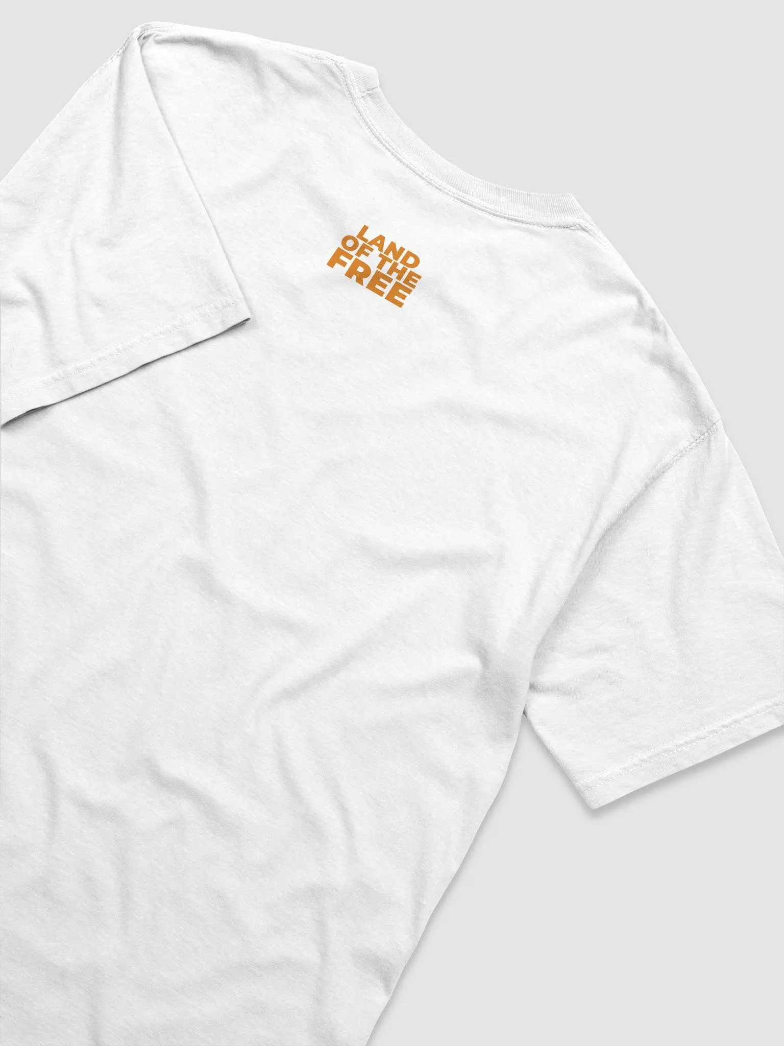 Orange Stripe American Flag Tee product image (4)