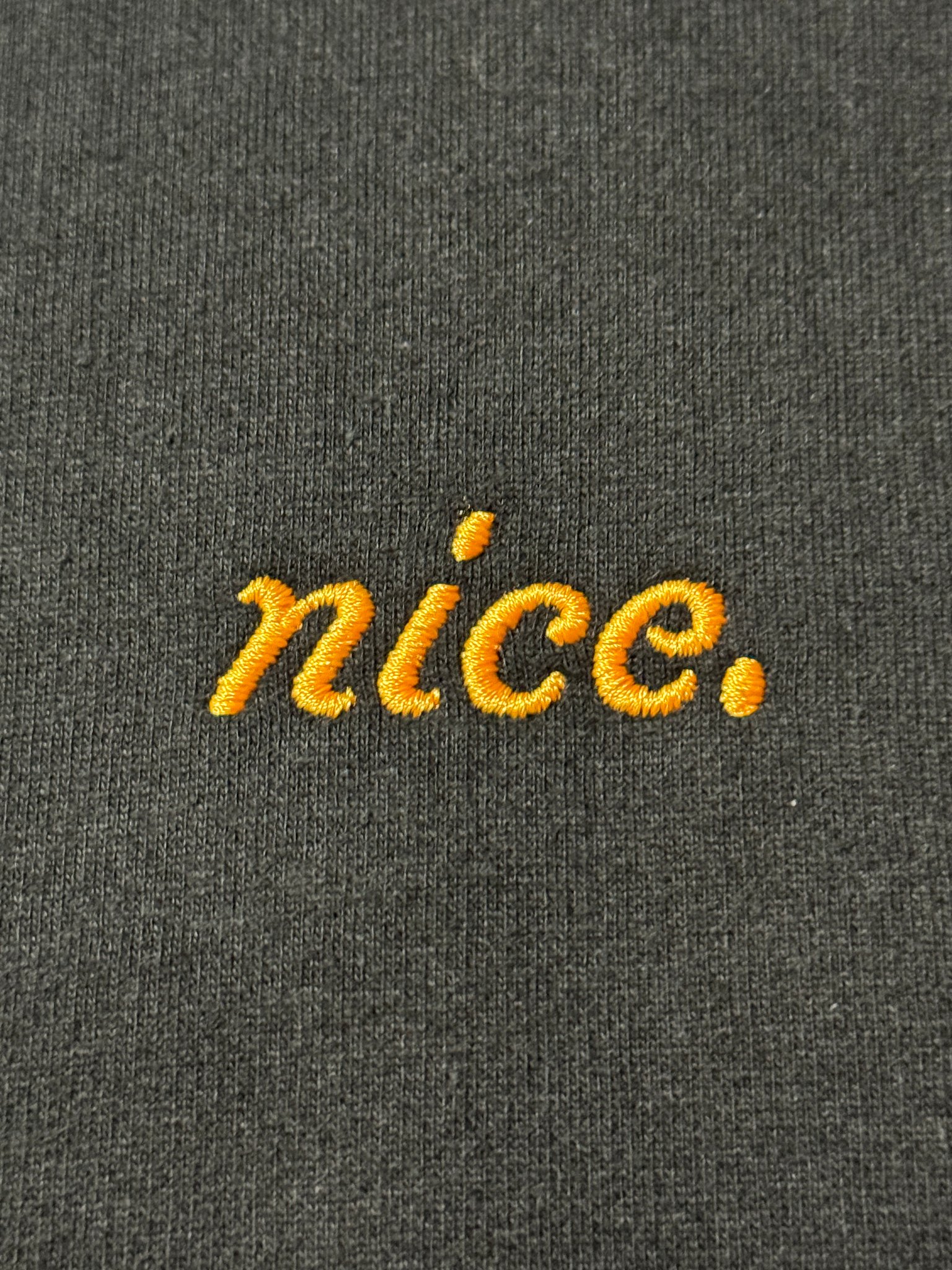 Nice. Gold Embroidered Hoodie (Black) product image (2)