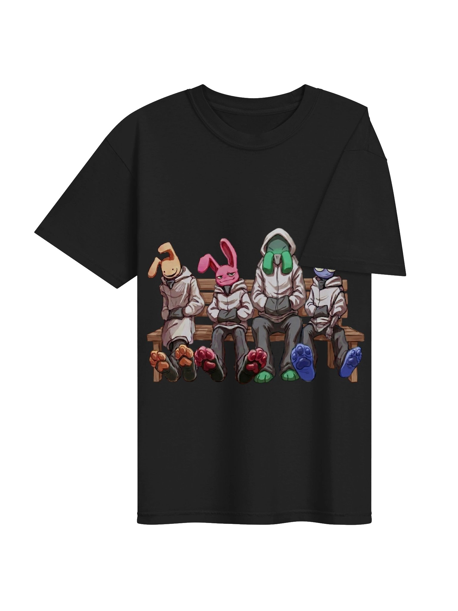 Bench Squad T-Shirt – Cute Creepy Hospital Aesthetic Unisex Tee product image (48)
