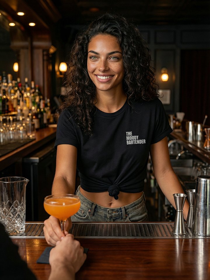 Off Duty. Still Judging Your Orders. Bartender Statement Tee product image (2)