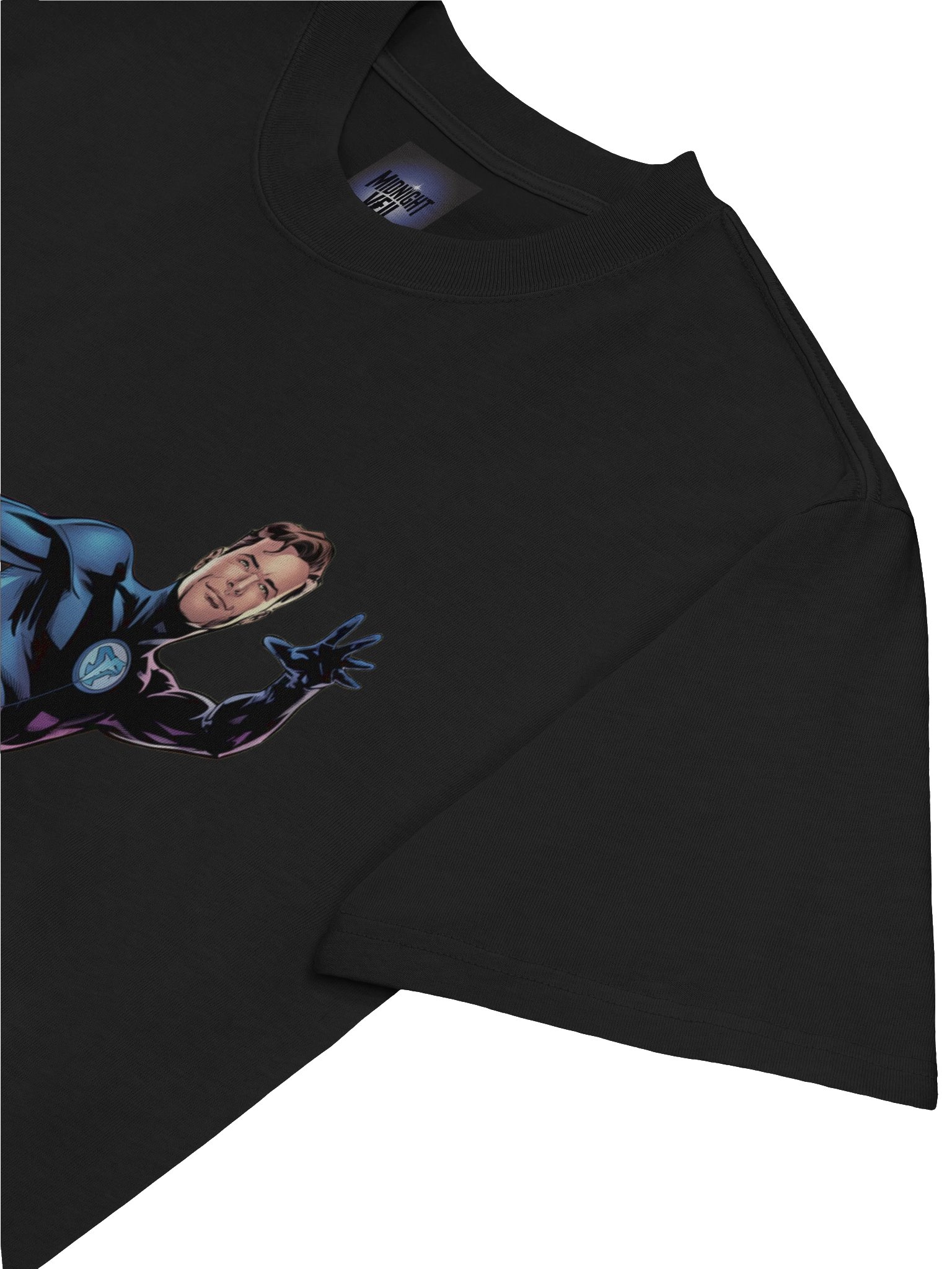 Mister Fantastic Aerial Grasp Oversized Faded T-Shirt – Elastic Twilight Traverse product image (7)