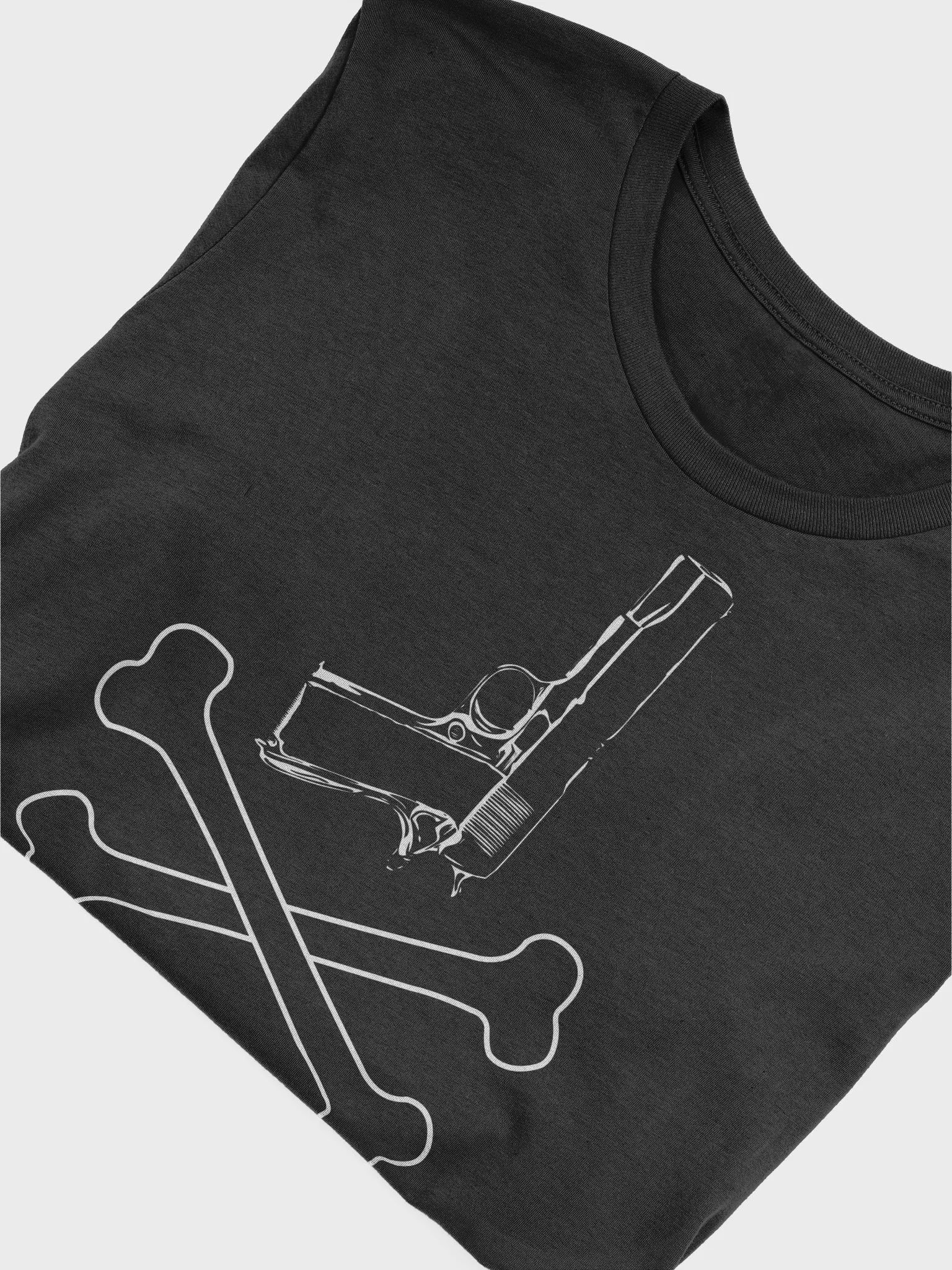 Crossbones M1911 Pistol T-shirt product image (3)