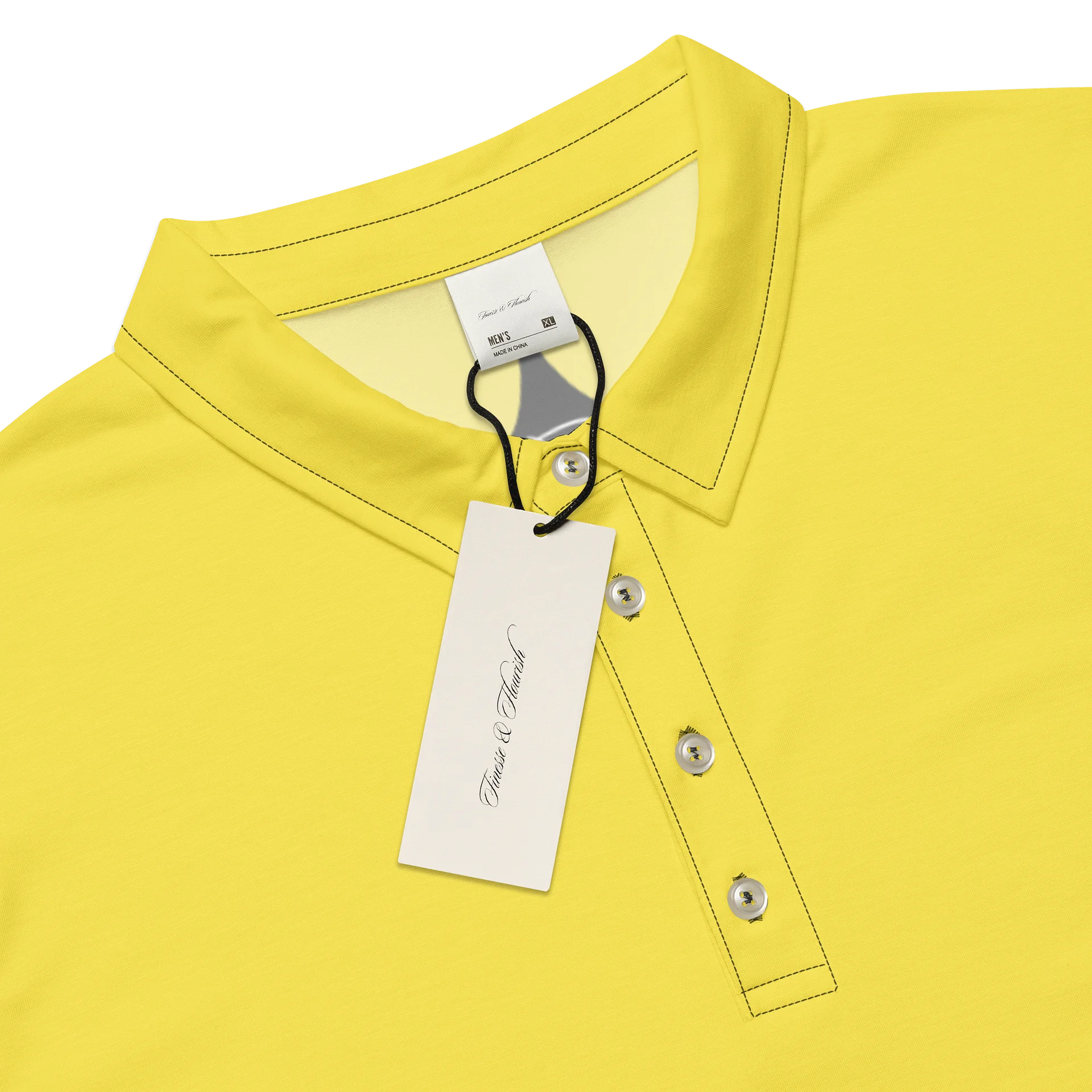 F&F Slim Fit Polo Shirt (YLW) product image (4)