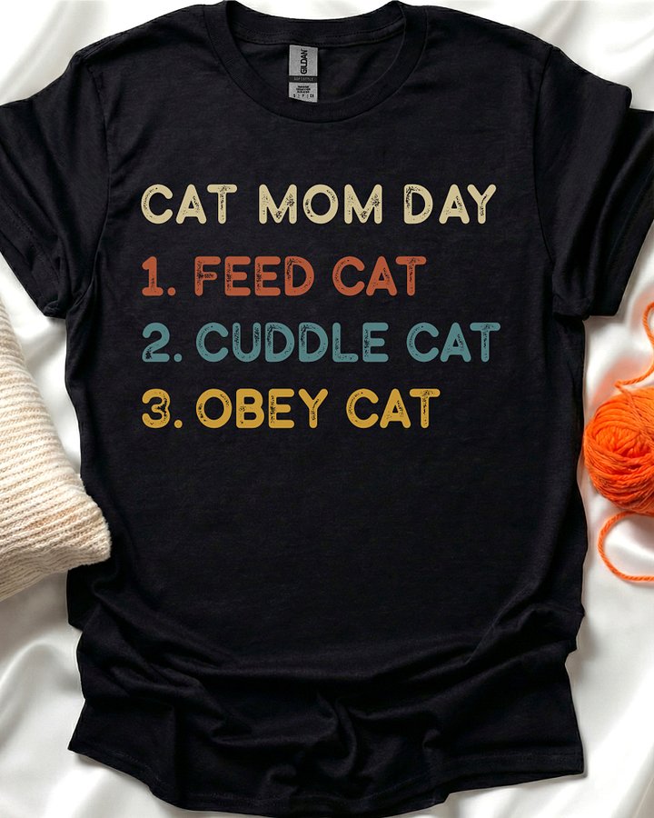 Cat Mom Day T-Shirt product image (1)