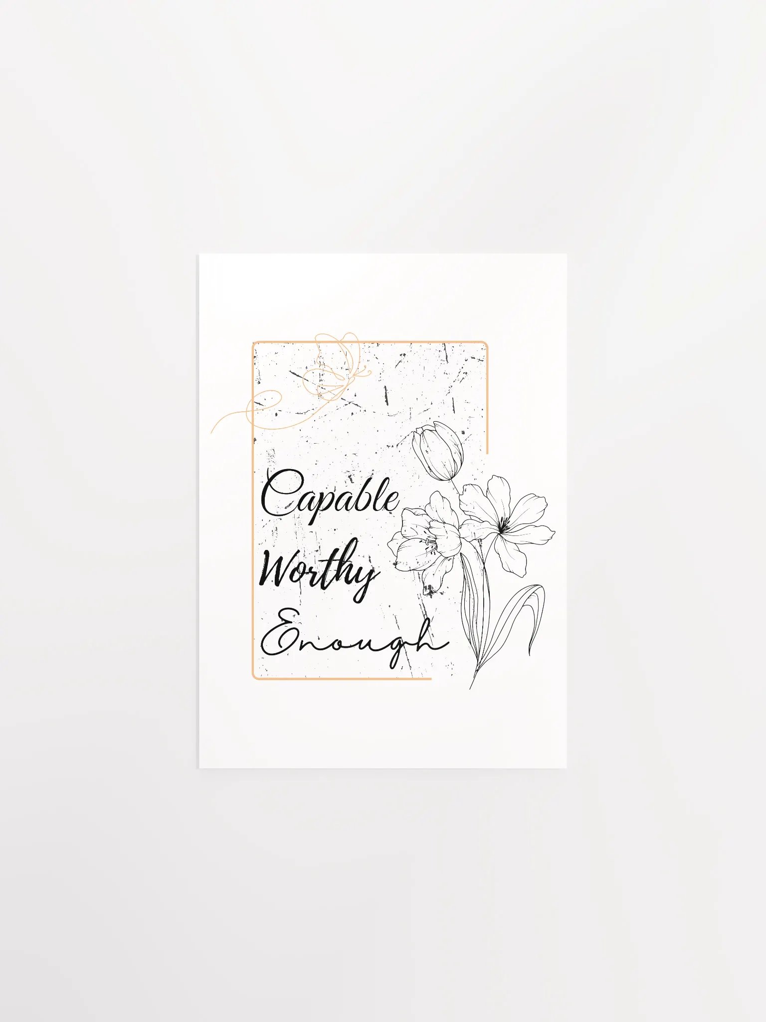 Vintage Flourish Matte Poster product image (1)