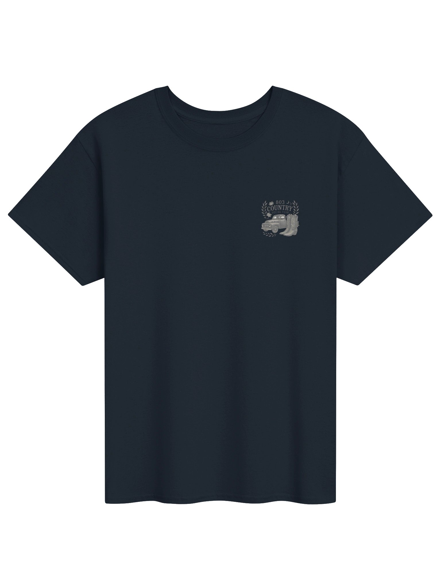 803 Country Social Club Vintage Truck Tee Gray Detail product image (1)