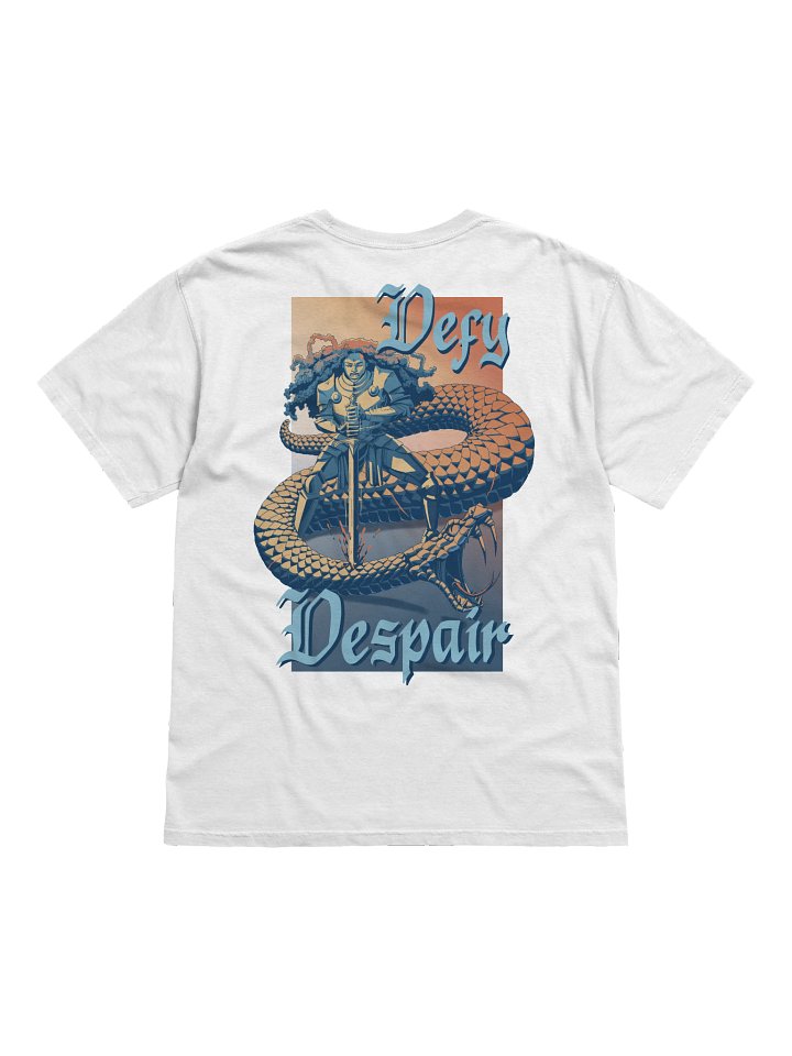 DEFY DESPAIR Eclogue Press white tee product image (32)