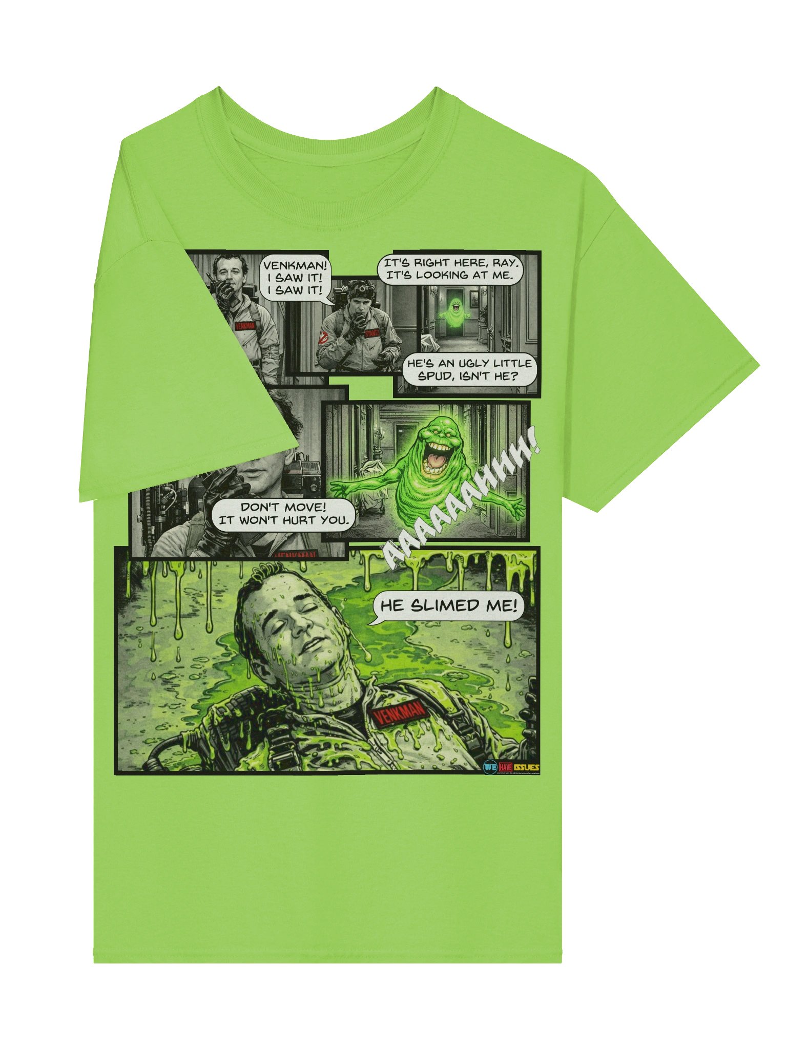 Ghostbusters inspired He Slimed Me Scene T-Shirt product image (4)
