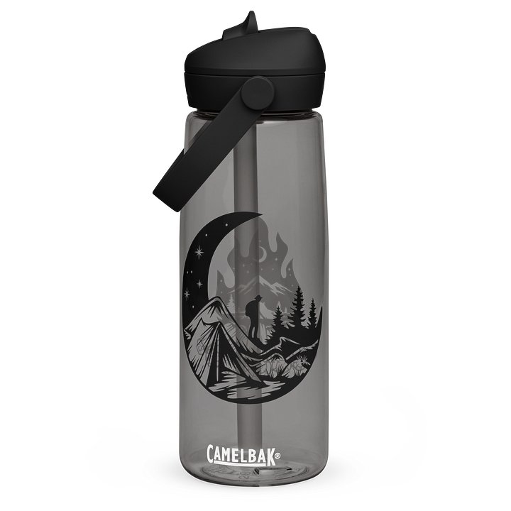The Hiking Camper Flip Straw Water Bottle product image (3)