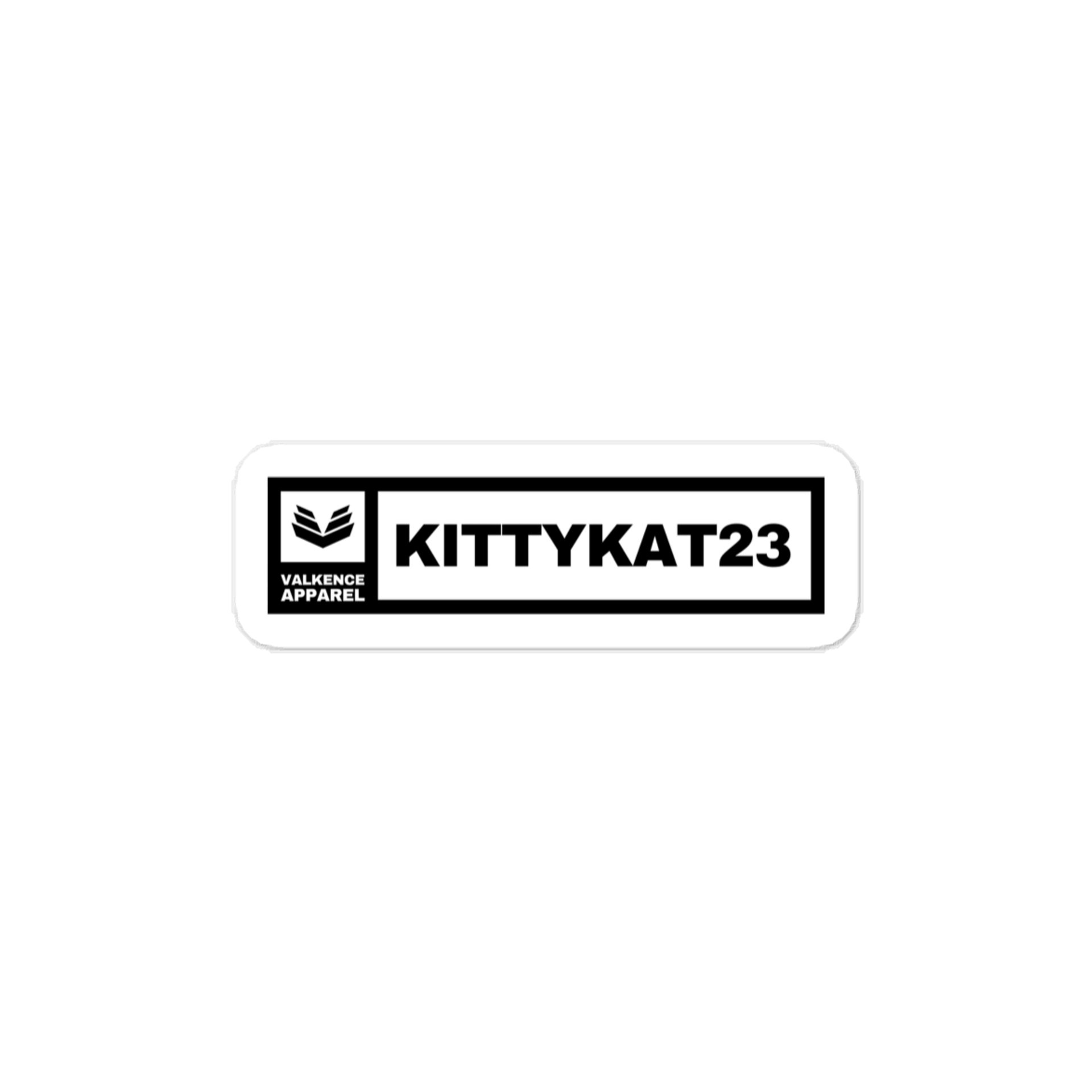 Kittykat23 Kiss-Cut Sticker - Black product image (1)