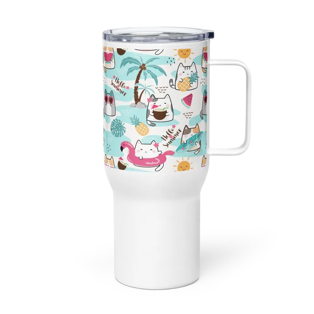 Hello Summer 20oz Stainless Steel Tumbler product image (1)