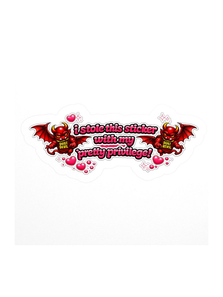 Pretty Privilege 3" x 3" sticker product image (1)