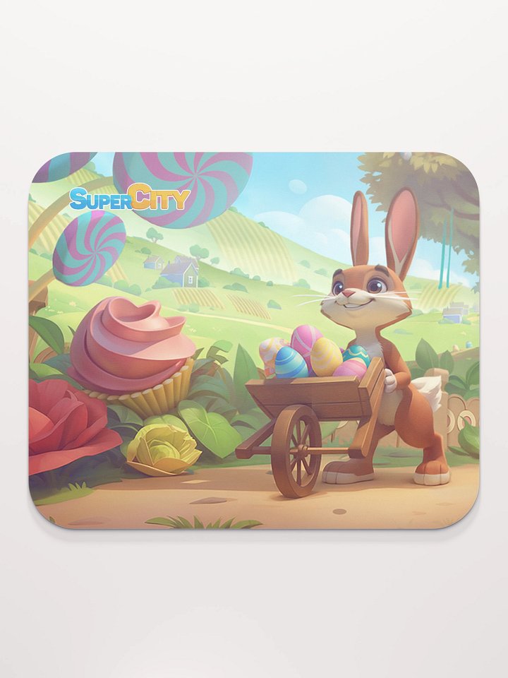 Happy Easter Wagon Mouse Pad product image (2)