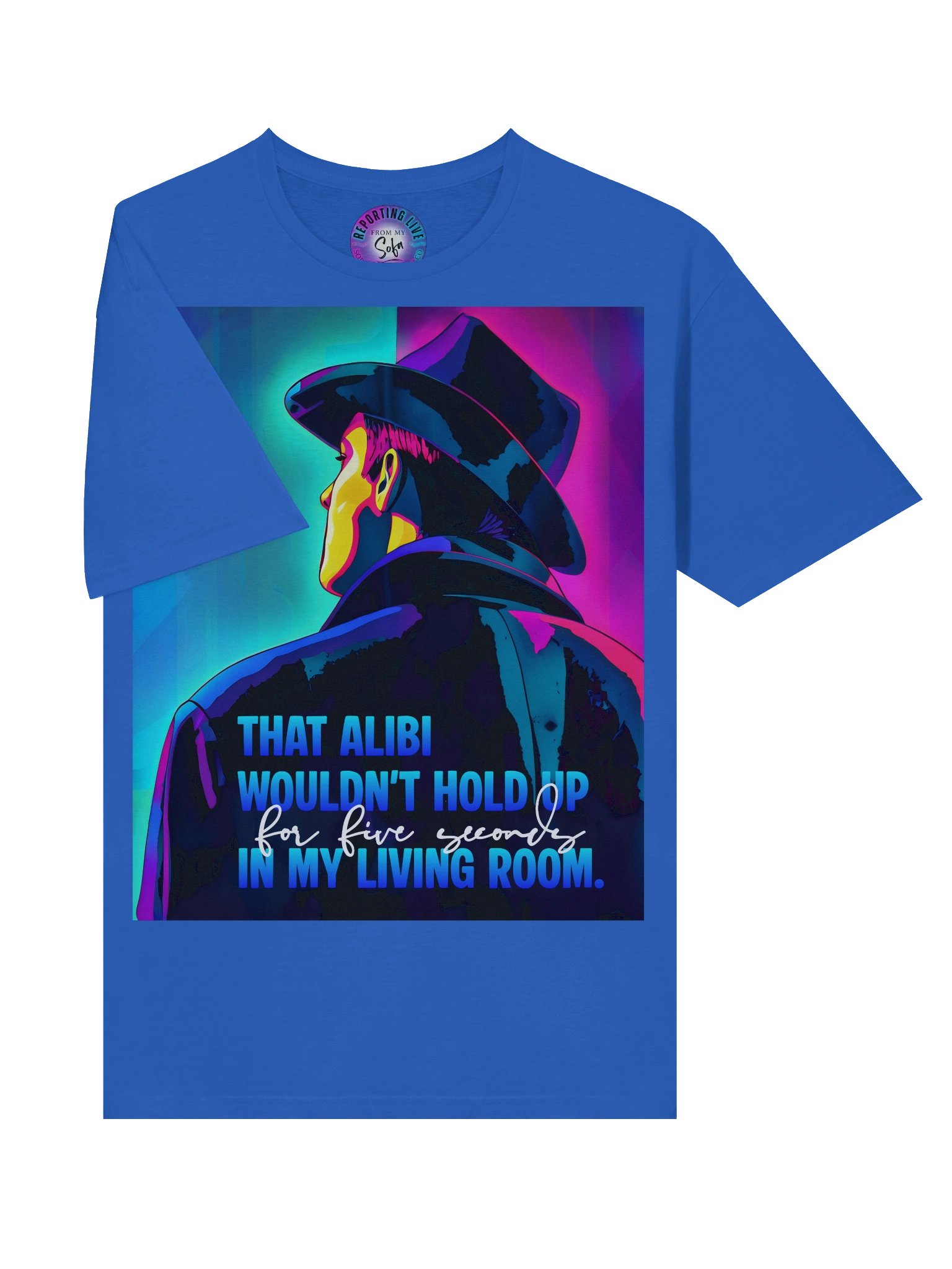 Funny True Crime Dad Sofa Alibi Shirt product image (9)