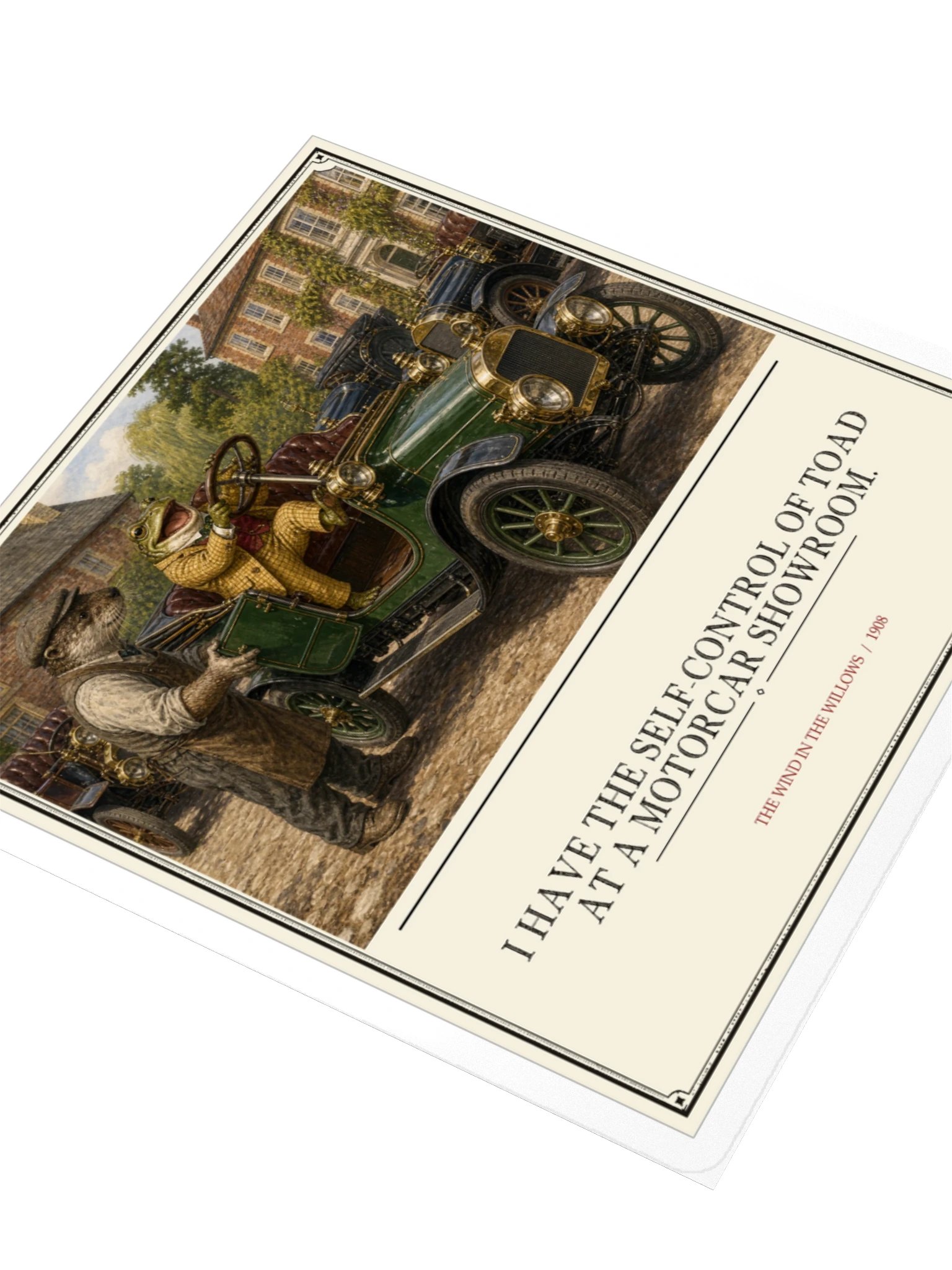 Have Self Control Toad At Motorcar Showroom -- The Wind in the Willows Sticker product image (3)