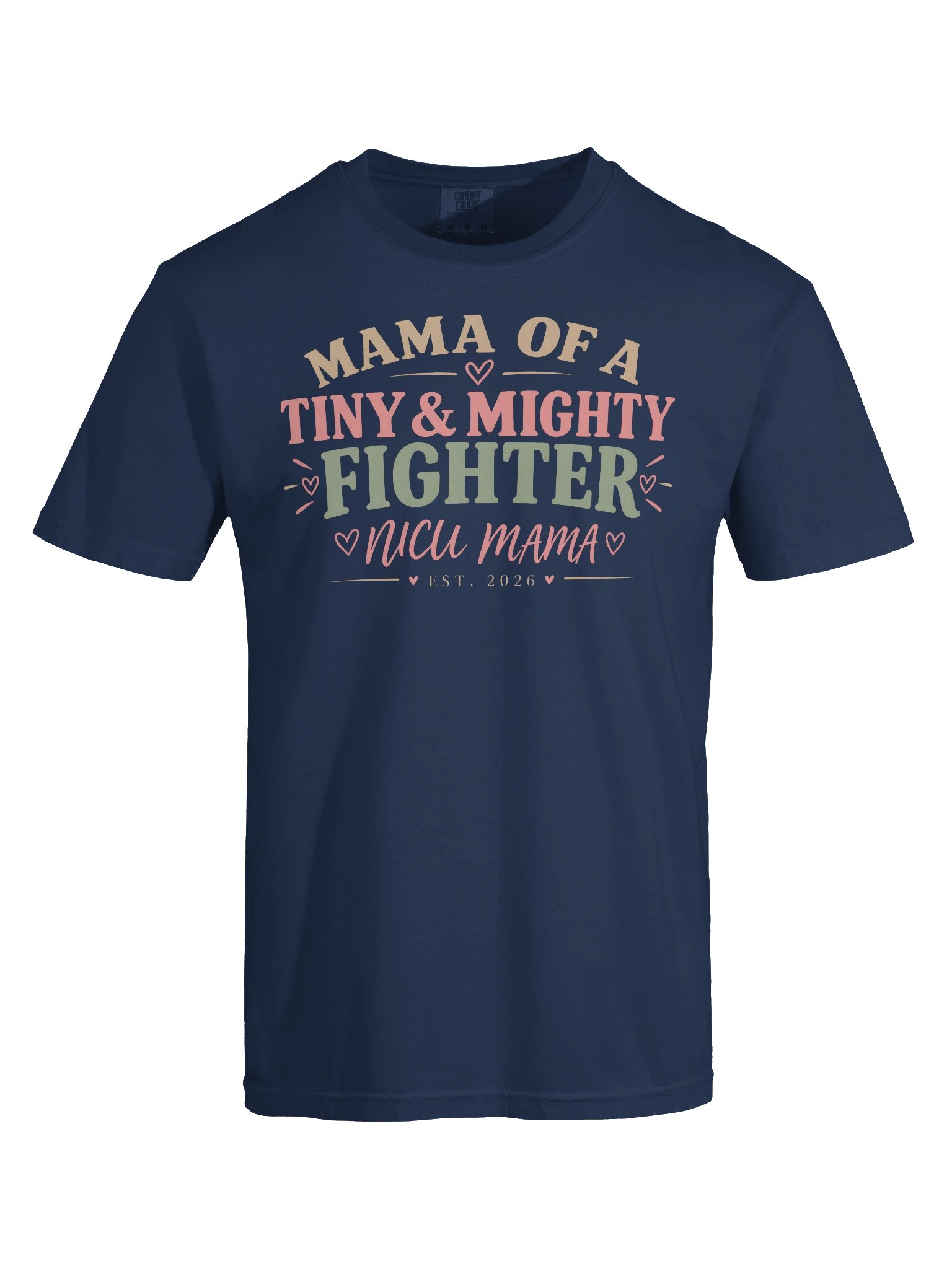 NICU Mama T-Shirt – Tiny but Mighty Preemie Mom Gift product image (6)