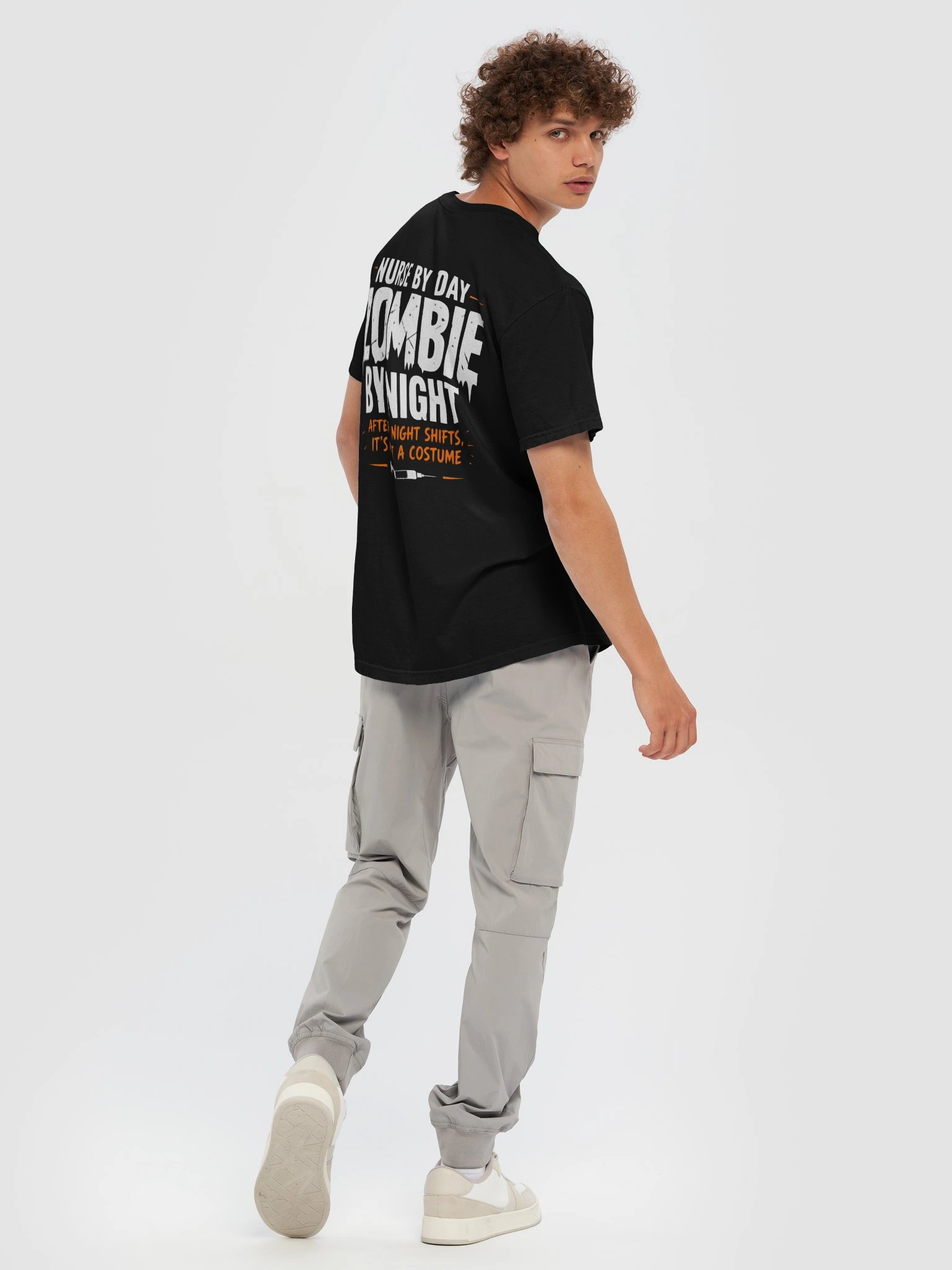 NURSE BY DAY ZOMBIE BY NIGHT T-shirt product image (8)