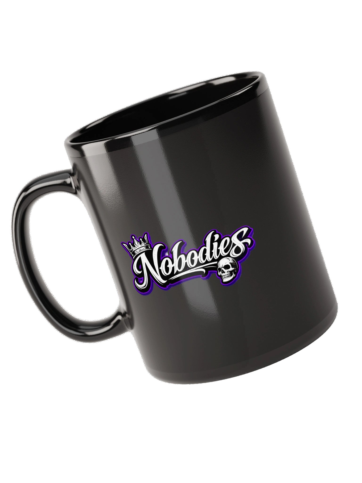 ''Nobodies'' Black Glossy Mug product image (5)