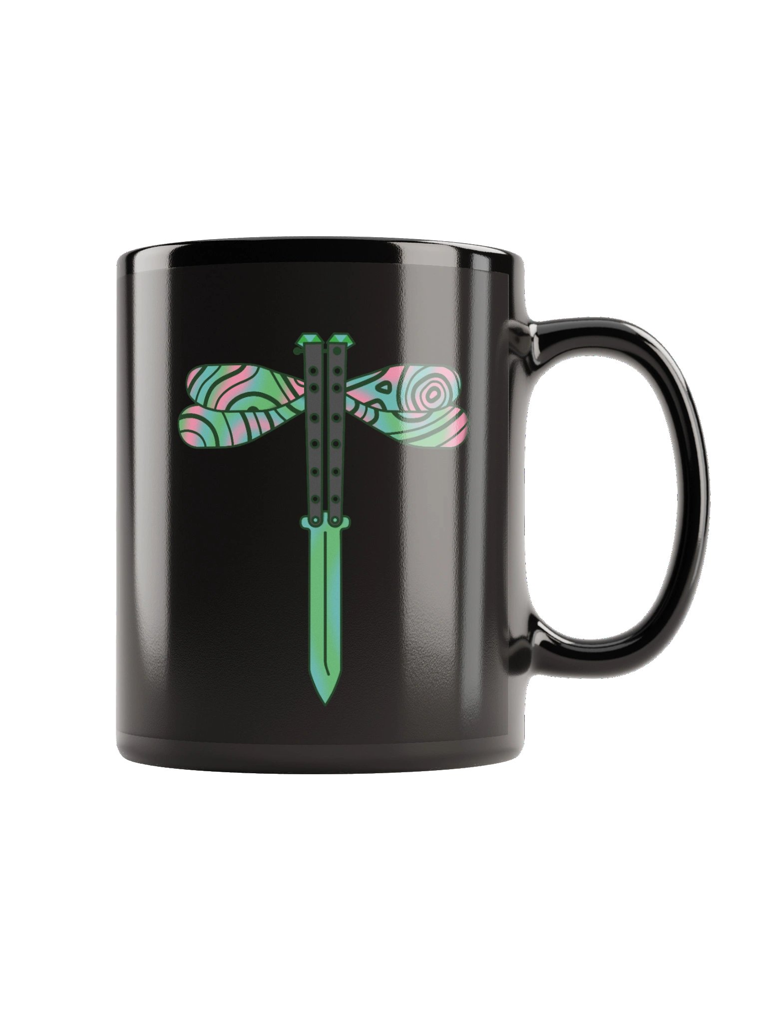 Dragonfly Knife Lefty Mug product image (1)