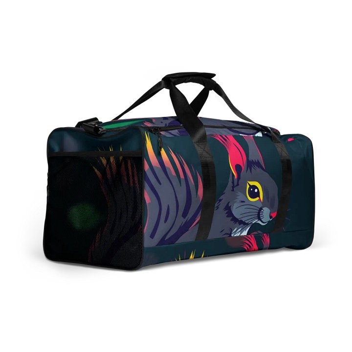 Vibrant Squirrel All-Over Print Duffle Bag product image (2)