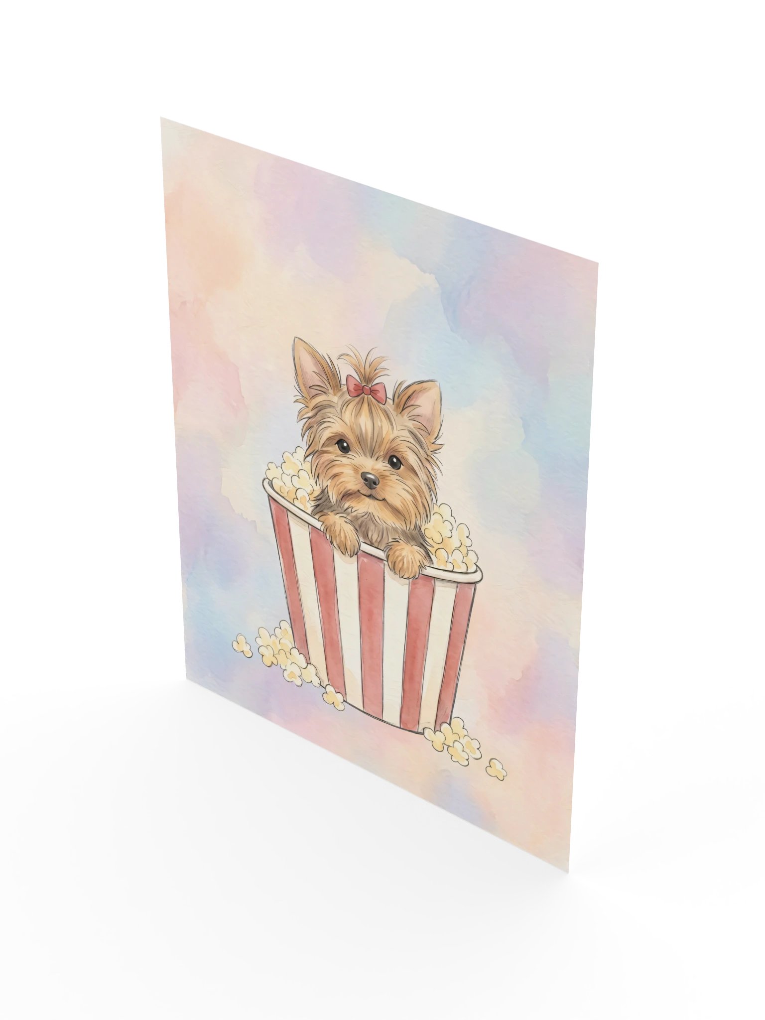 Movie Night Yorkie Poster product image (17)