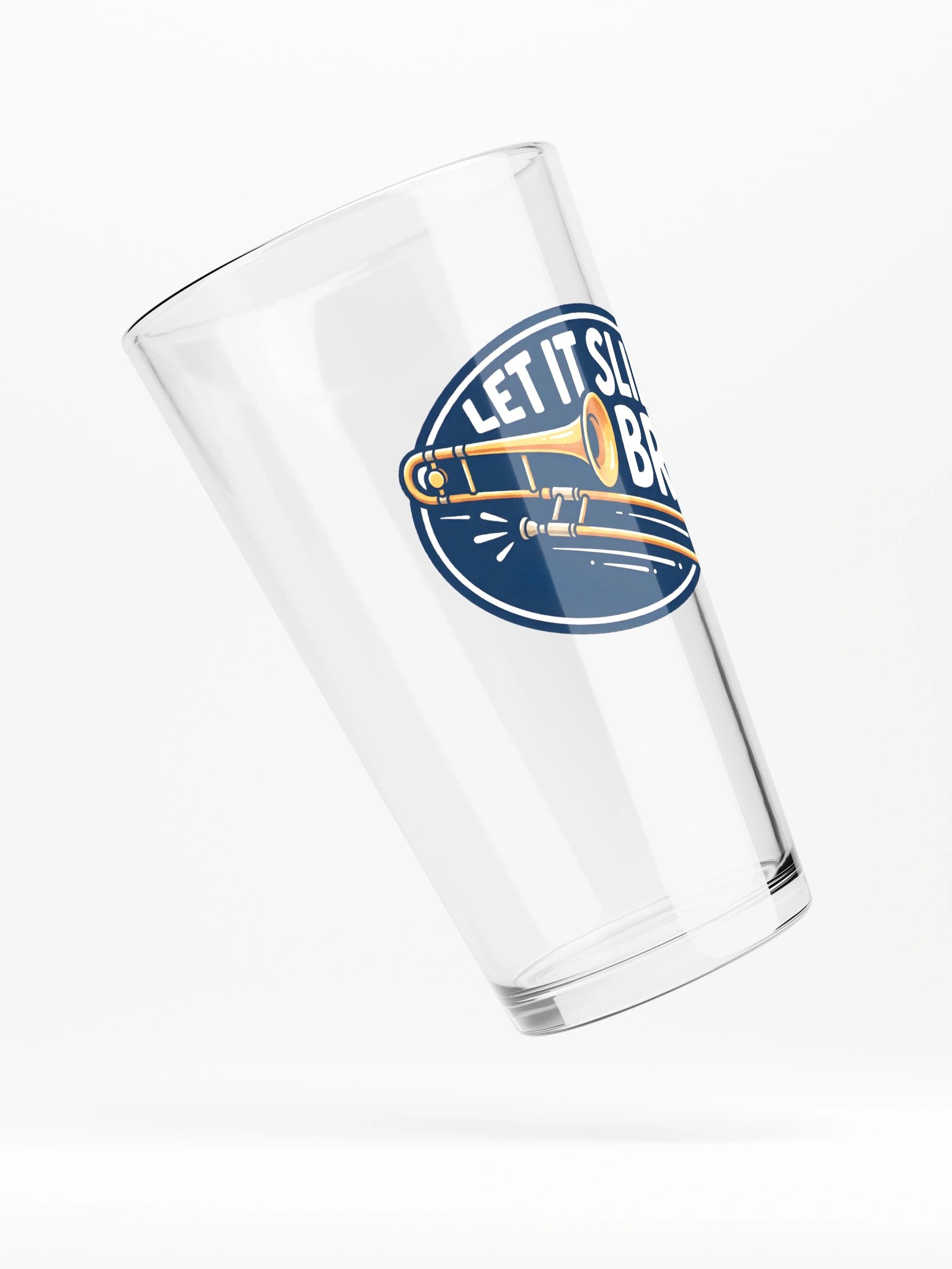 Let It Slide Pint Glass product image (4)