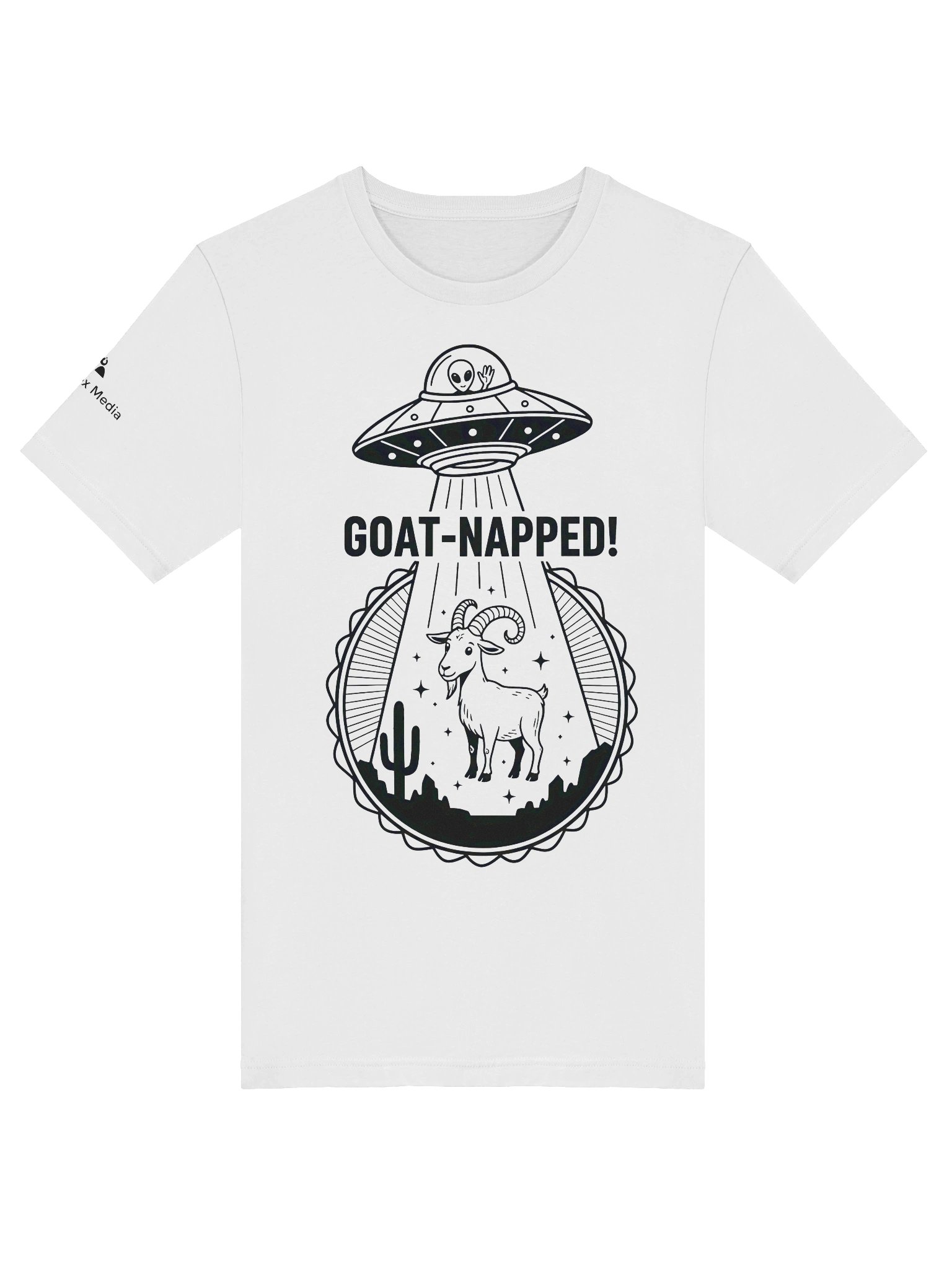 Goat-Napped Alien Abduction Tee - Light Colors product image (102)