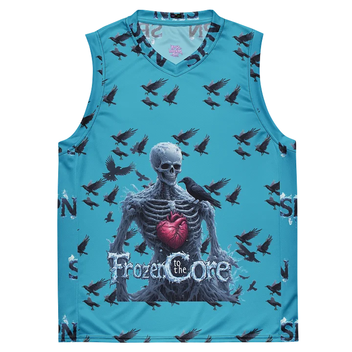ice cold All-Over Print Basketball Jersey product image (2)