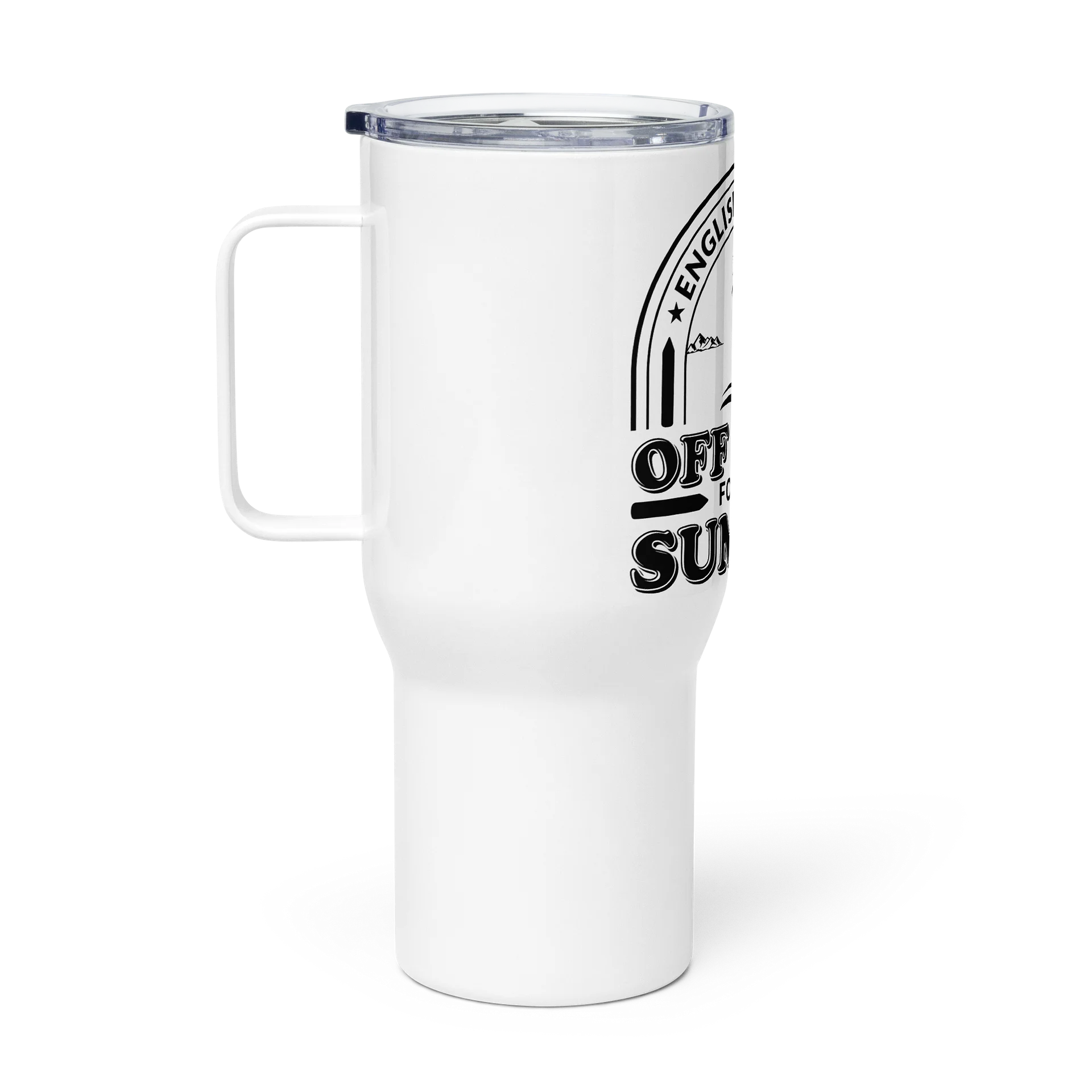 Funny English Teacher Teacher Off Duty Tumbler product image (2)
