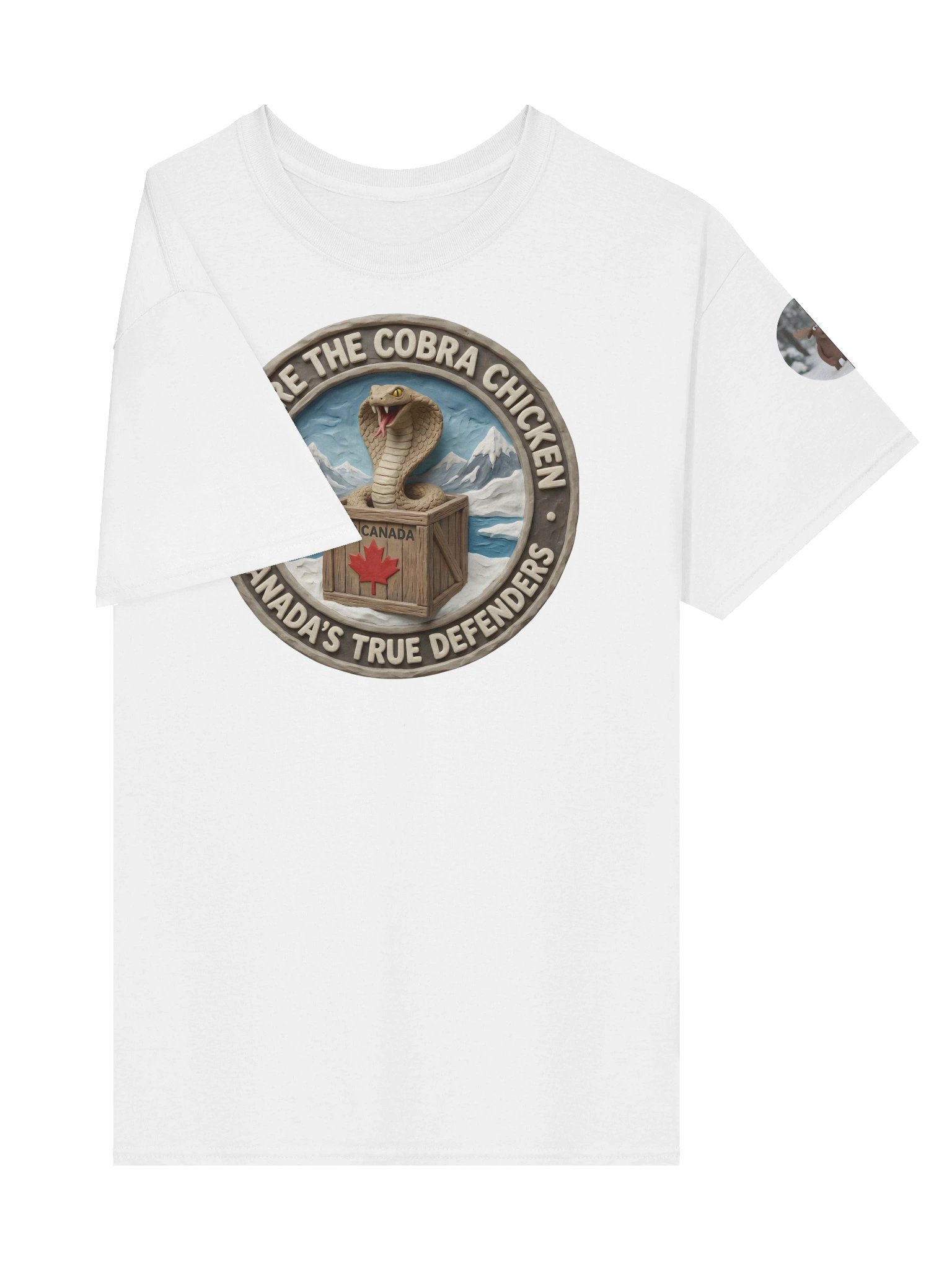 Beware the Cobra Chicken | Essential Character Tee (White) product image (4)