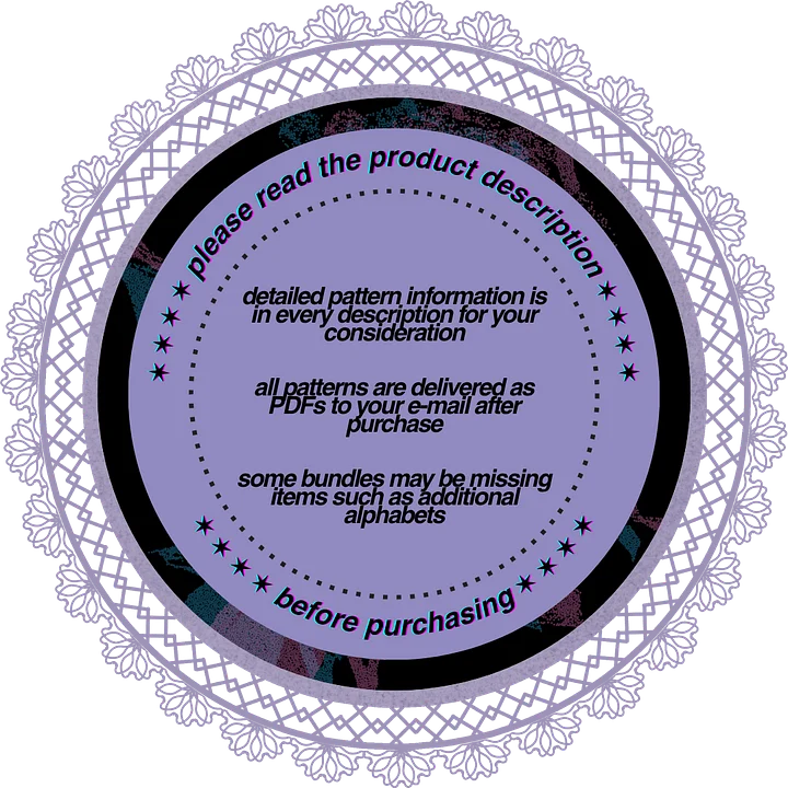 Goth Matryoshka Doll Pattern product image (2)