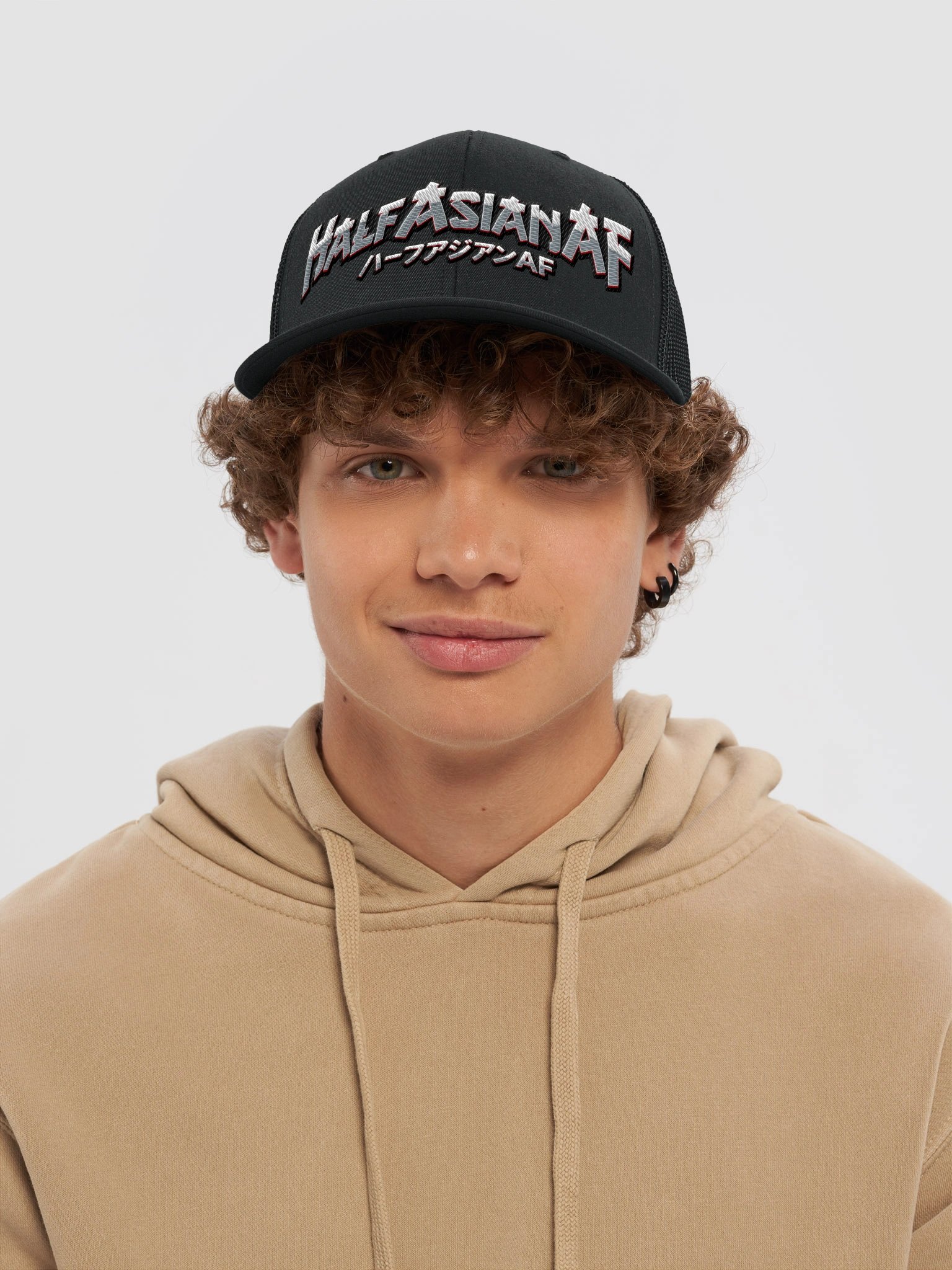 HalfAsianAF Trucker Hat product image (4)