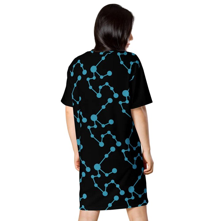 Interconnected Blue Aquarius T-Shirt Dress product image (2)