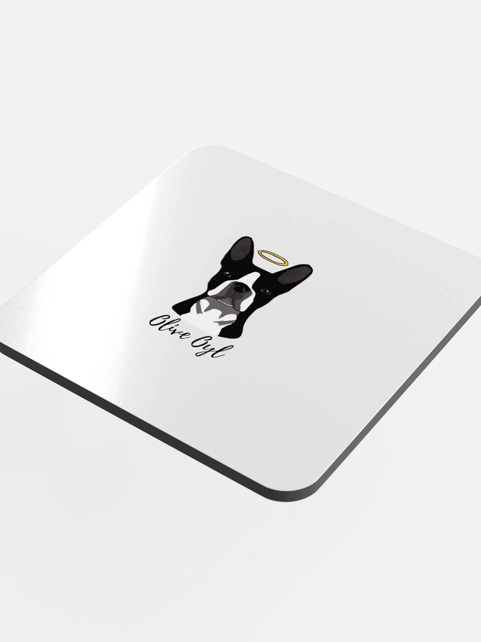 Olive Oyl Glossed Cork Coaster product image (4)
