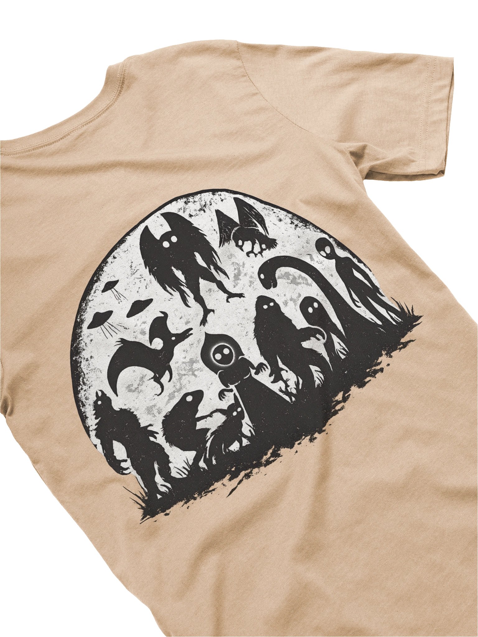 CRYPTID MOON W/ FRONT LOGO SUPER SOFT T-SHIRT (SOLID COLORS) product image (1)