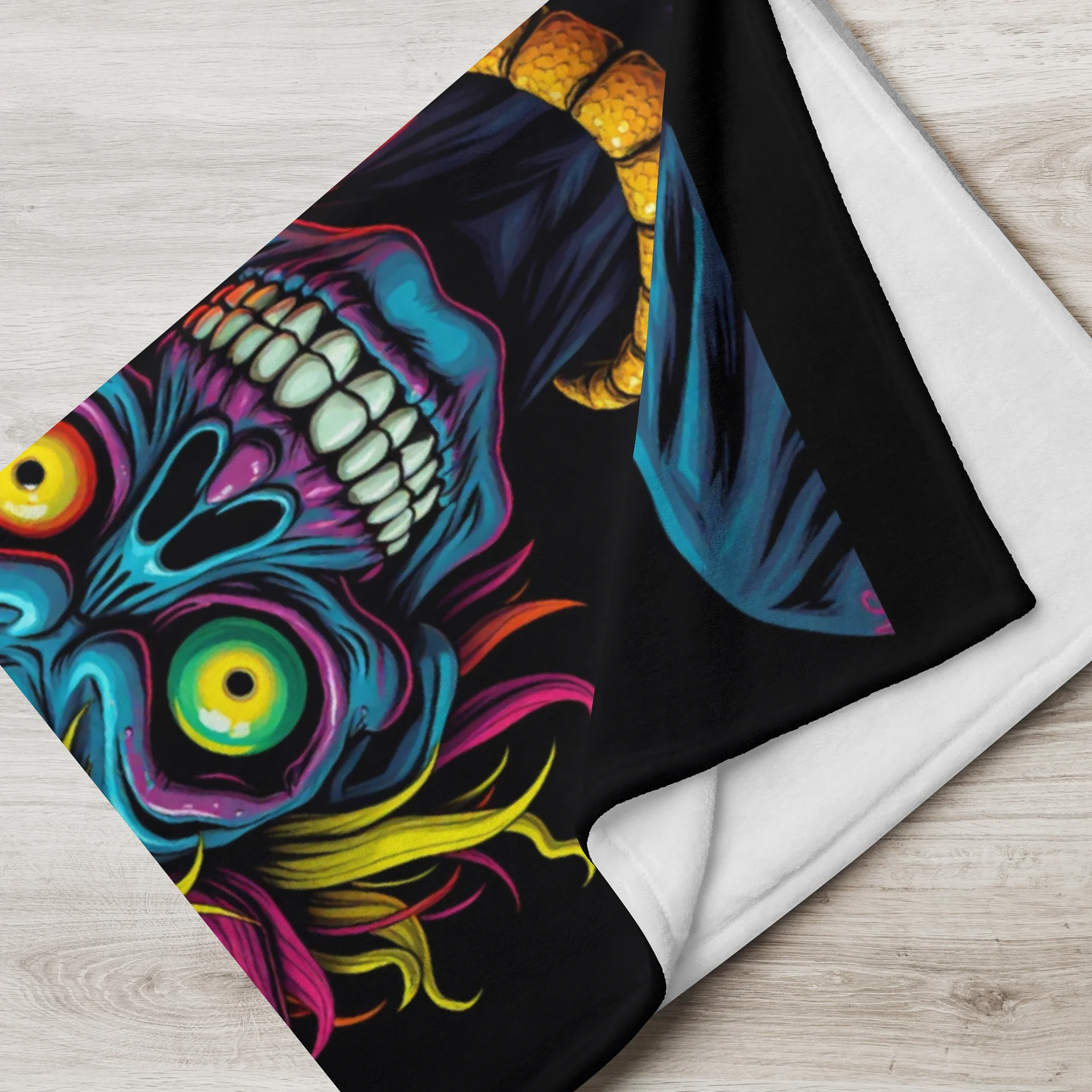 " I'm Fine" Cozy Throw Blanket product image (2)