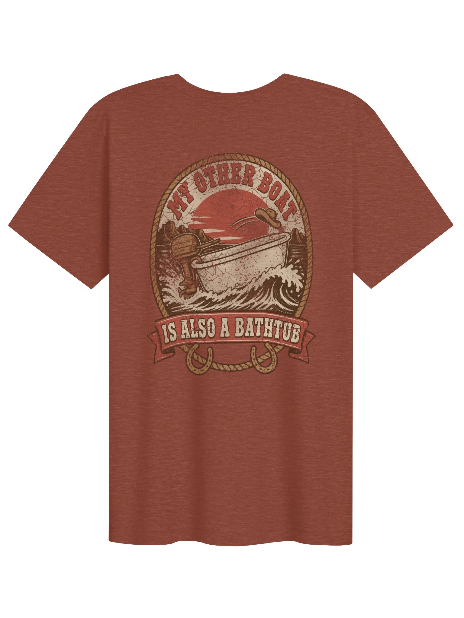 My Other Boat Is Also A Bathtub - Rodeo - Tee product image (4)