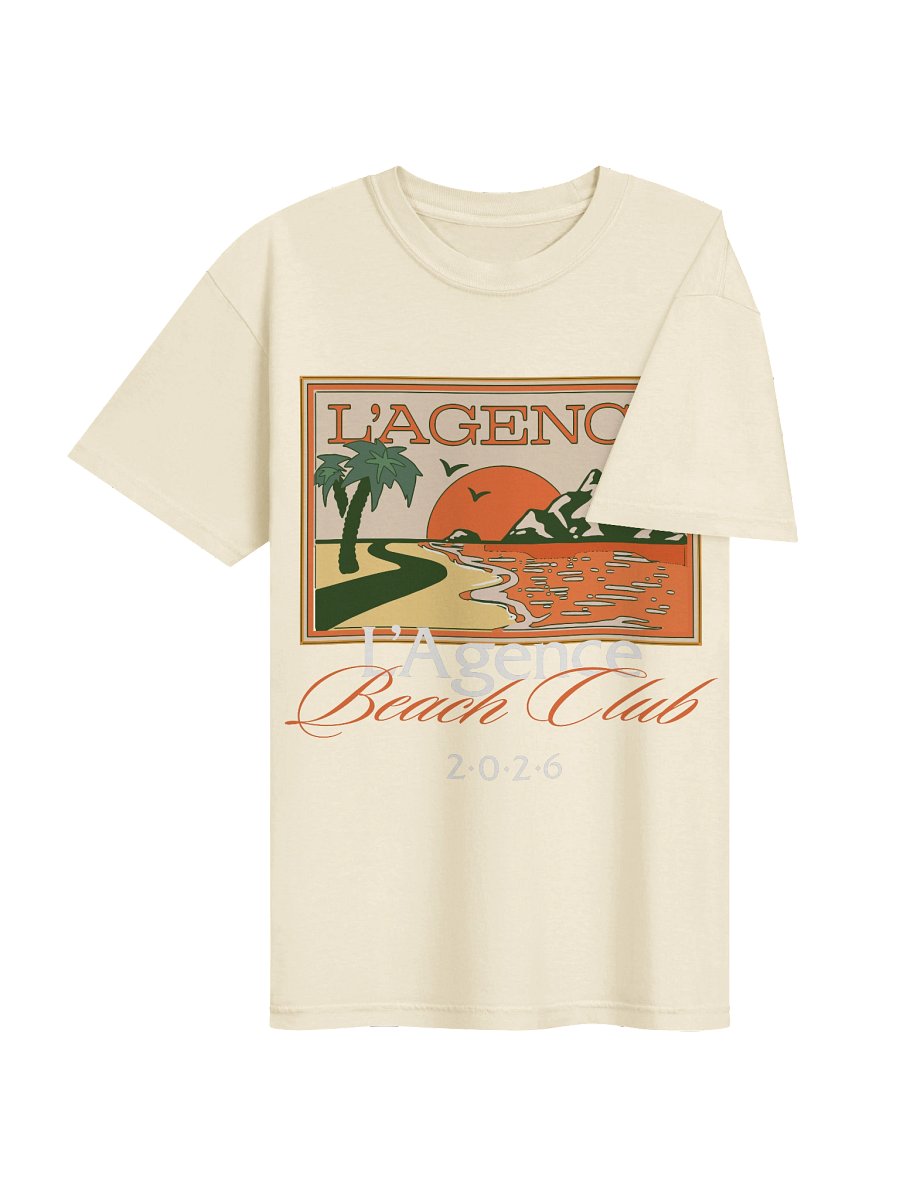 L'Agence Beach Club T-Shirt - Ivory 2026 product image (4)