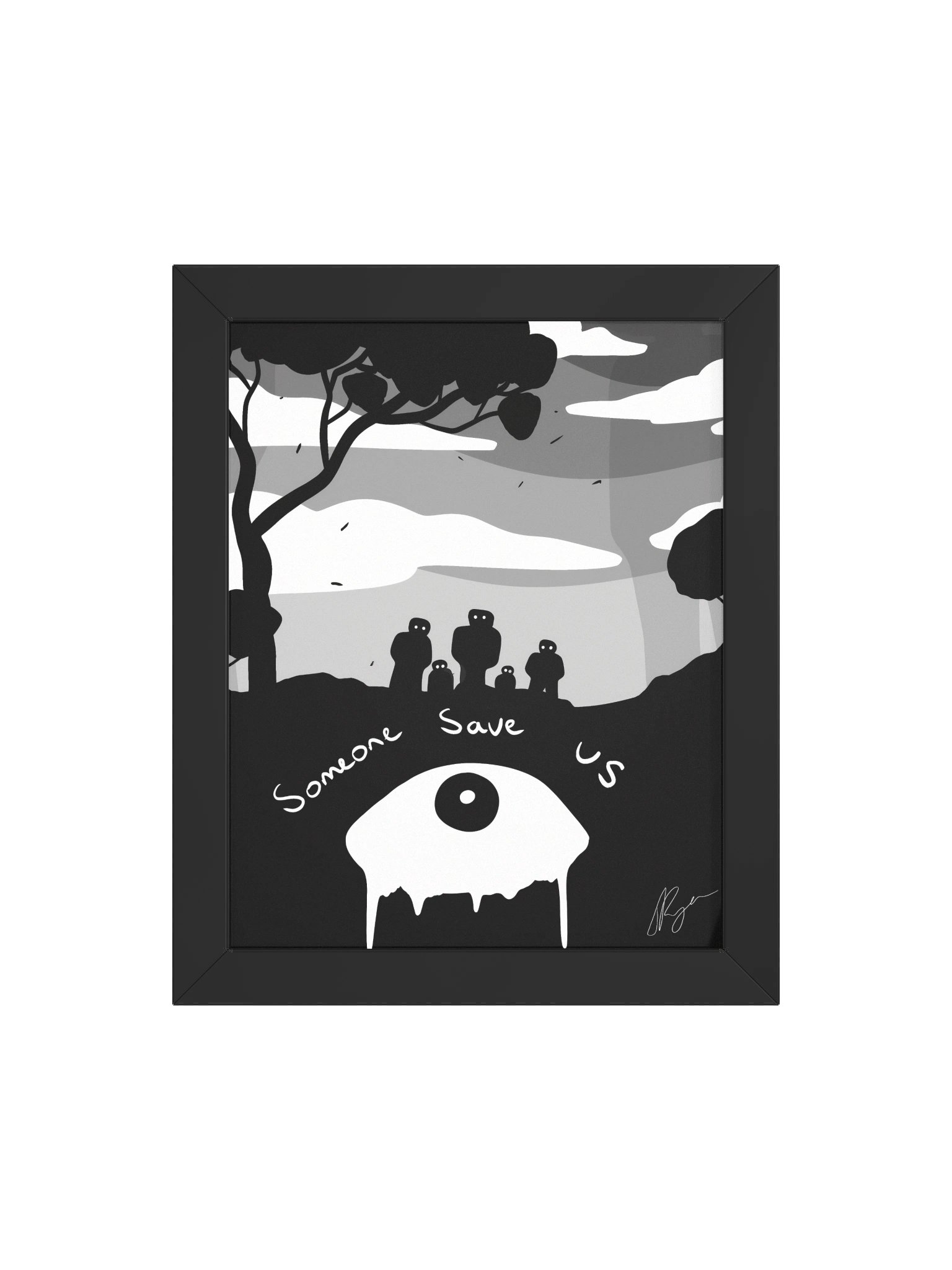 Someone Save Us — Framed Print product image (4)