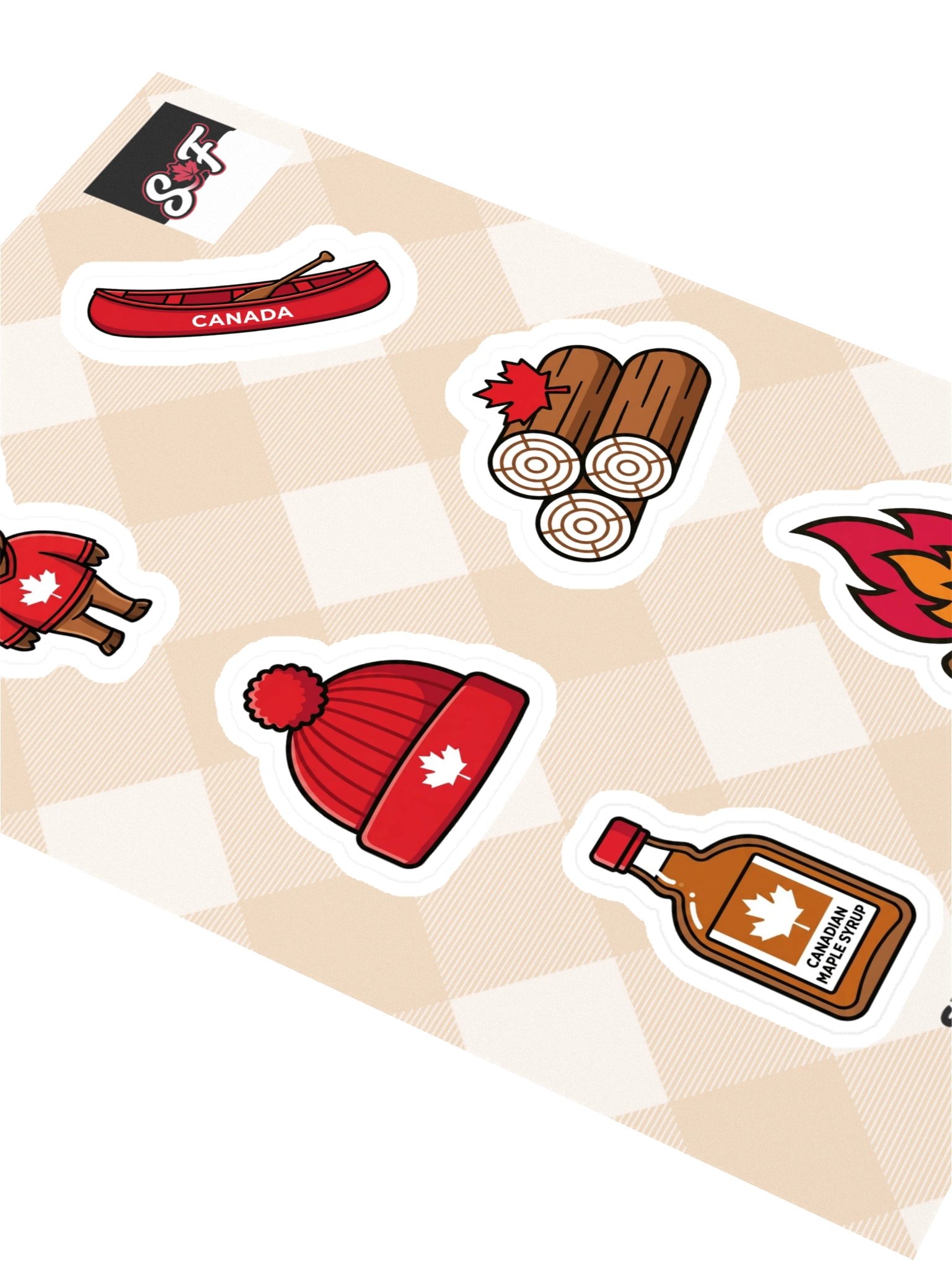 Canada Icons Kiss Cut Sticker Sheet #1 product image (2)