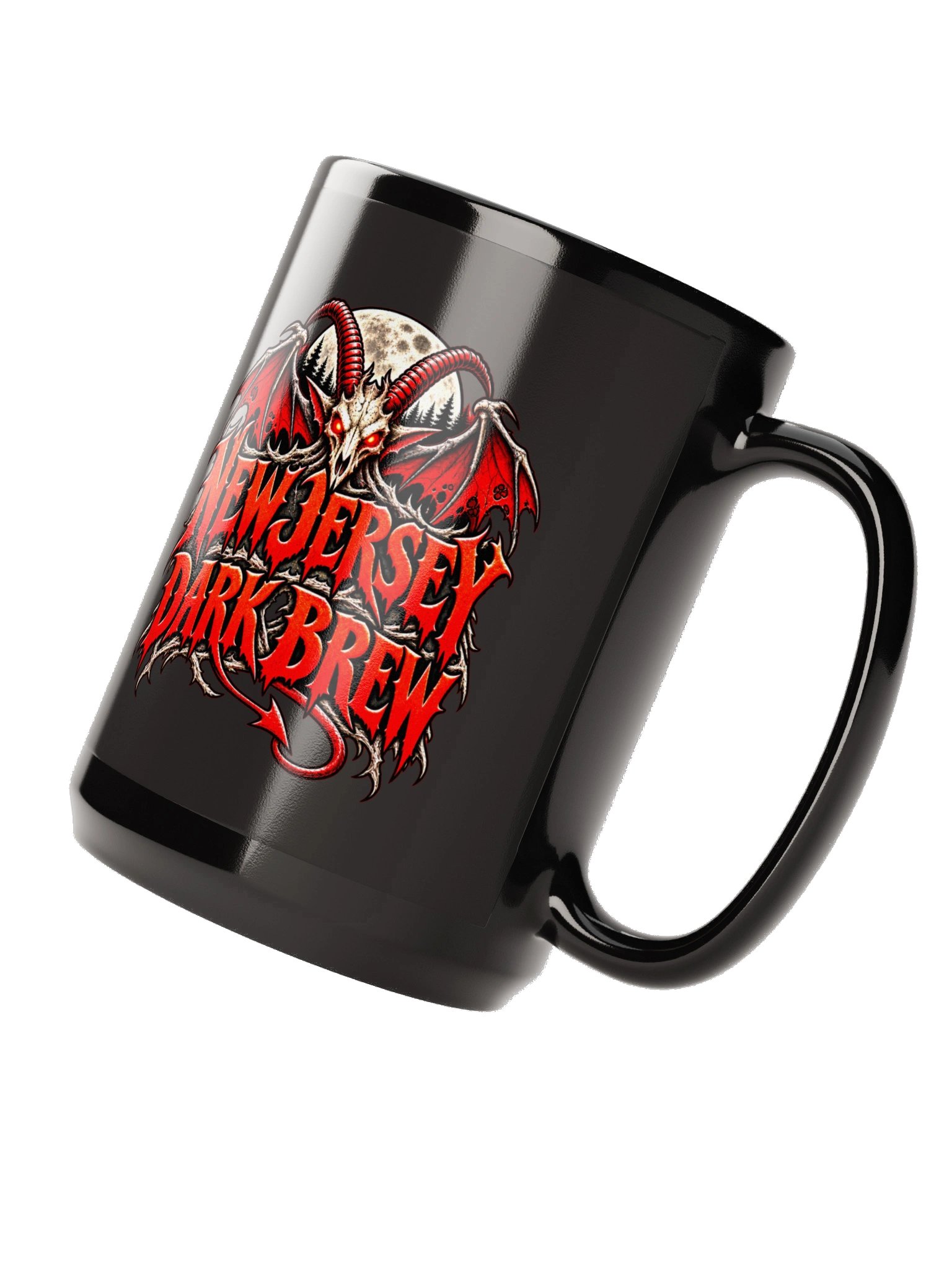 Jersey Devil “Born Cursed” Black Mug product image (4)