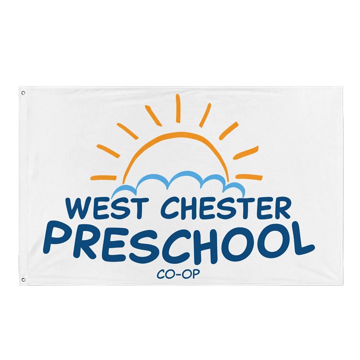 West Chester Preschool Flag product image (1)