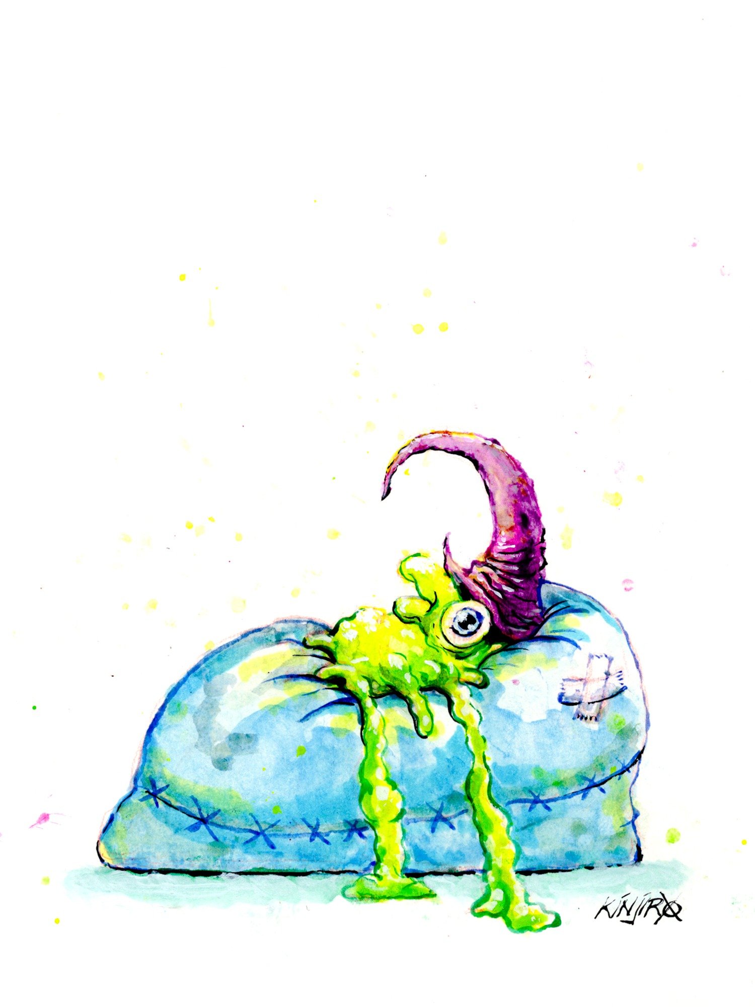 GLEP! (Original Watercolor Painting) product image (1)