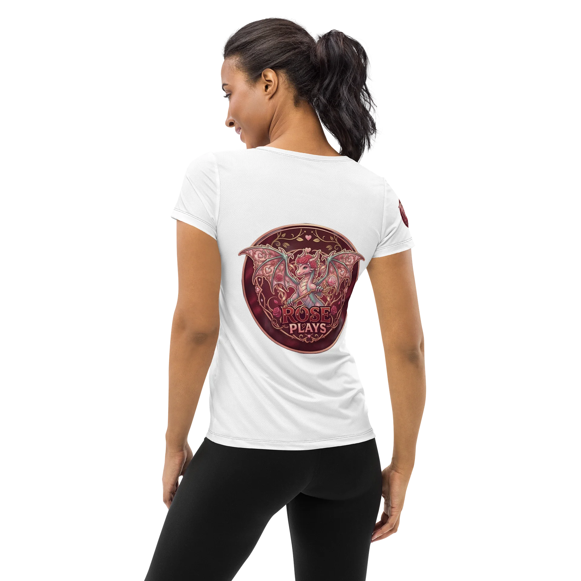 Rose Plays Women's Athletic Tee product image (3)