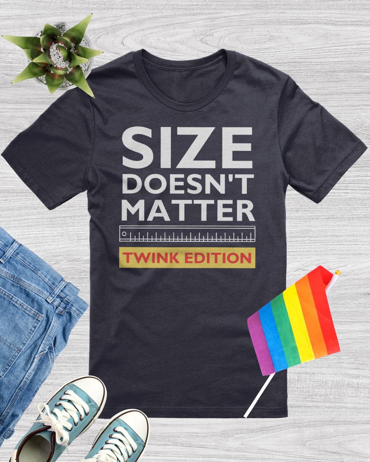 Size Doesn't Matter Twink Edition T-Shirt product image (1)